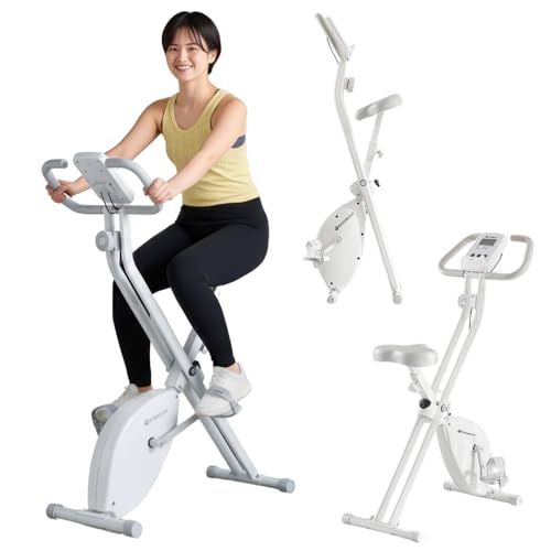 ROOMFIT エアロバイク フィットネス 有酸素運動 静音 家庭用 折りたたみ ダイエット クロストレーナー フィットネスバイク 身長150?対応 058121 c 1