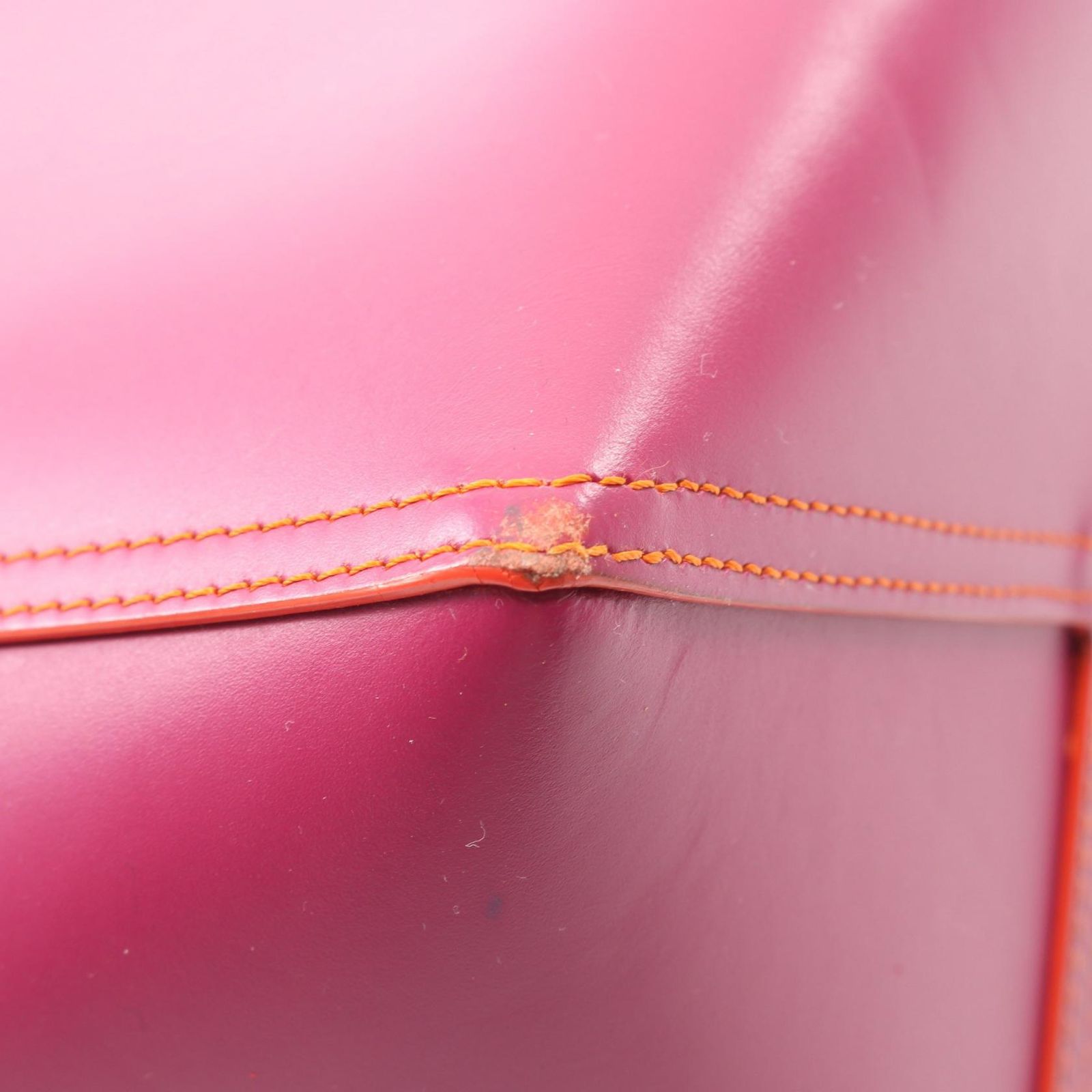 ロエベ LOEWE トートバッグ レオ ピンク レザー レオ アナグラム