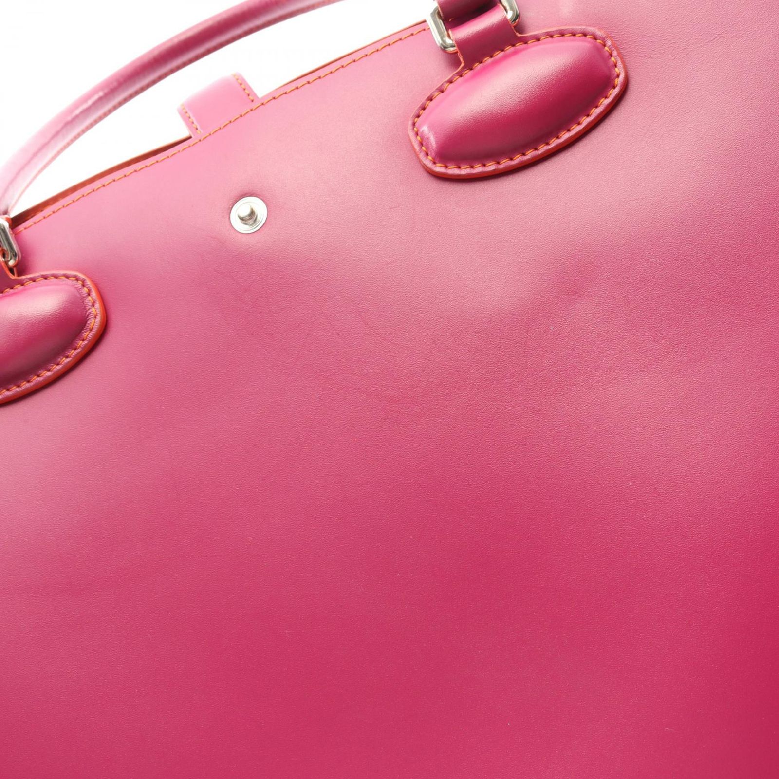 ロエベ LOEWE トートバッグ レオ ピンク レザー レオ アナグラム