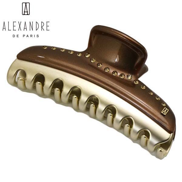 アレクサンドルドゥパリ ヴァンドーム L スワロフスキー グレージュ セール】ALEXANDRE DE PARIS VENDOME CLIP MEDIUM アレクサンドル ドゥ