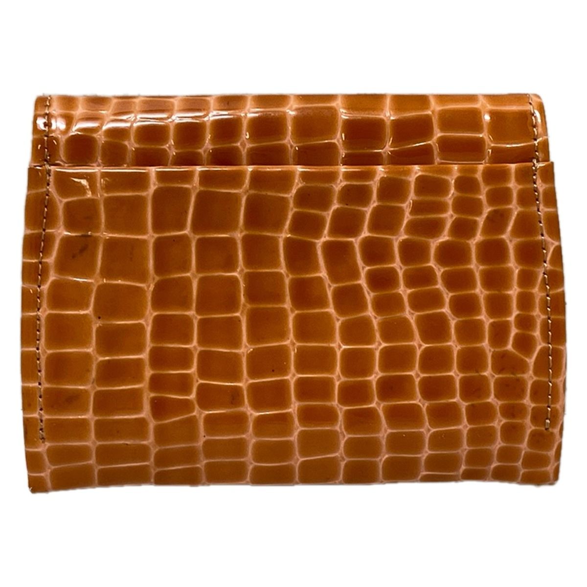 ATAO(アタオ) 名刺入れ - ブラウン 型押し加工 レザー - メルカリ