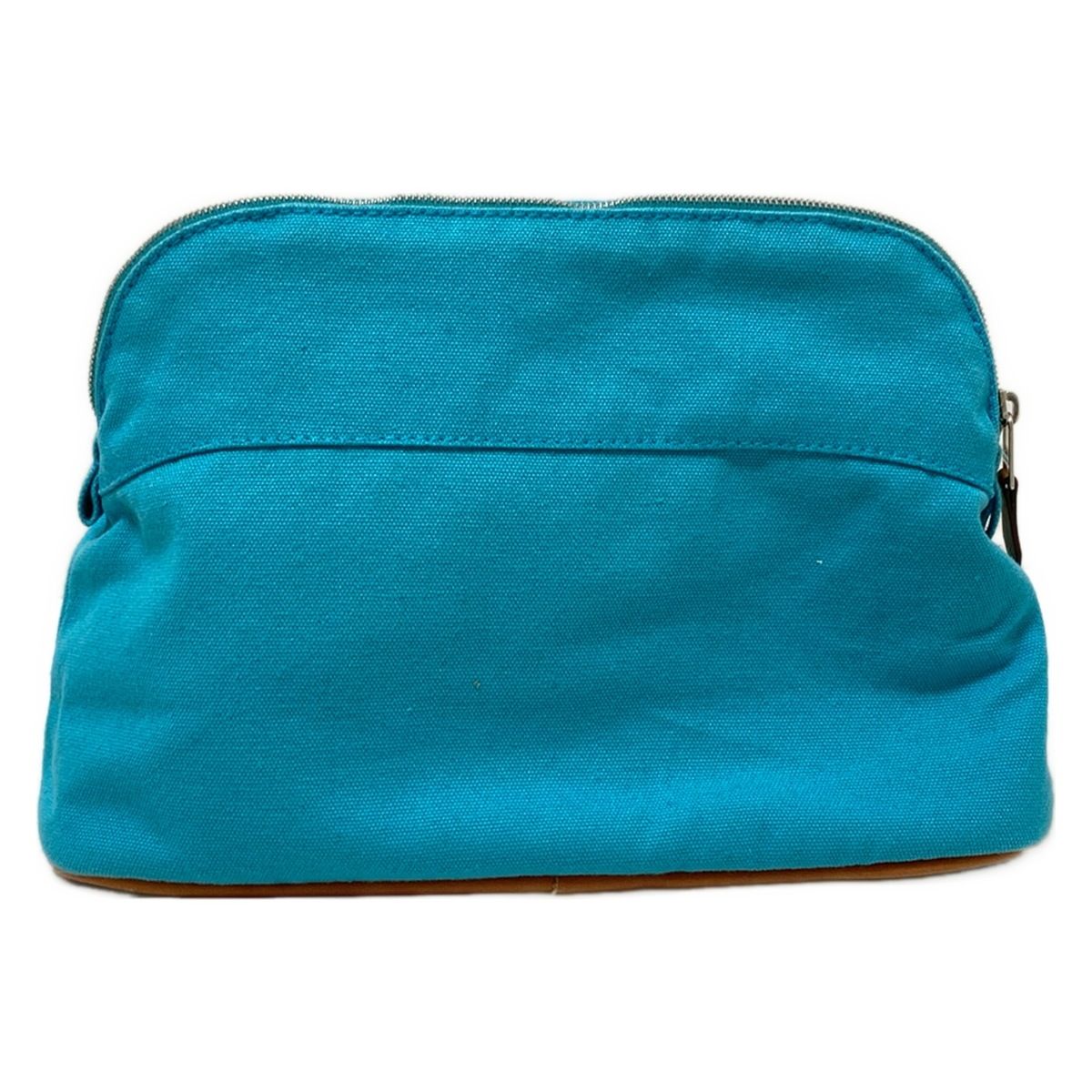 HERMES(エルメス) ポーチ ボリードポーチ25 ライトブルー レザー