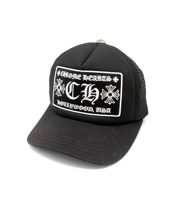 クロムハーツ CHROME HEARTS 【 CH TRUCKER CAP 】 CH 刺繍 ワッペン