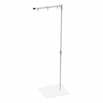 ナカバヤシ 飛沫防止防炎シートスタンド スライドMサイズ|ホワイト PTS-SL 4070 W