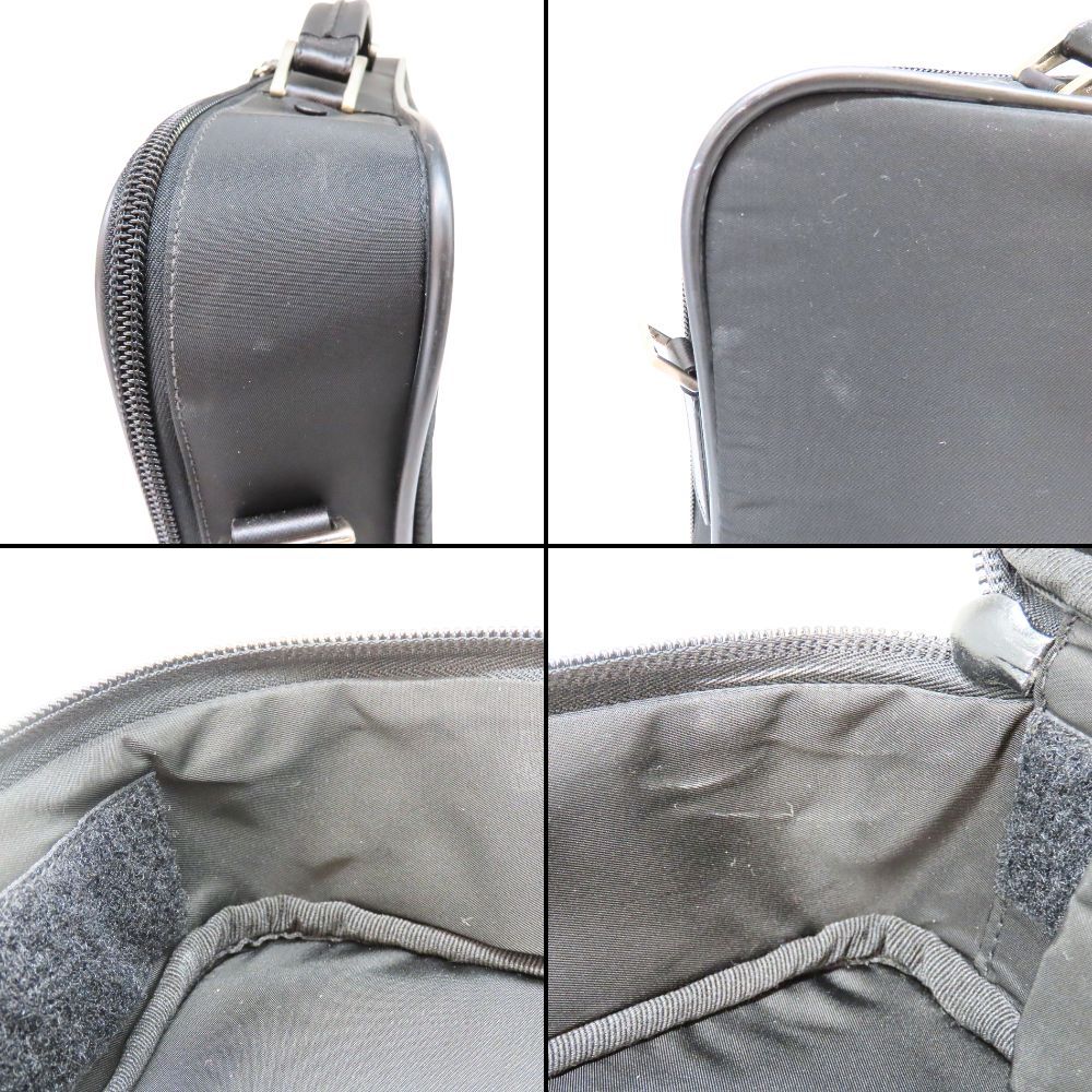中古】PRADA プラダ ブリーフケース ネロ V147S ビジネスバッグ 大容量
