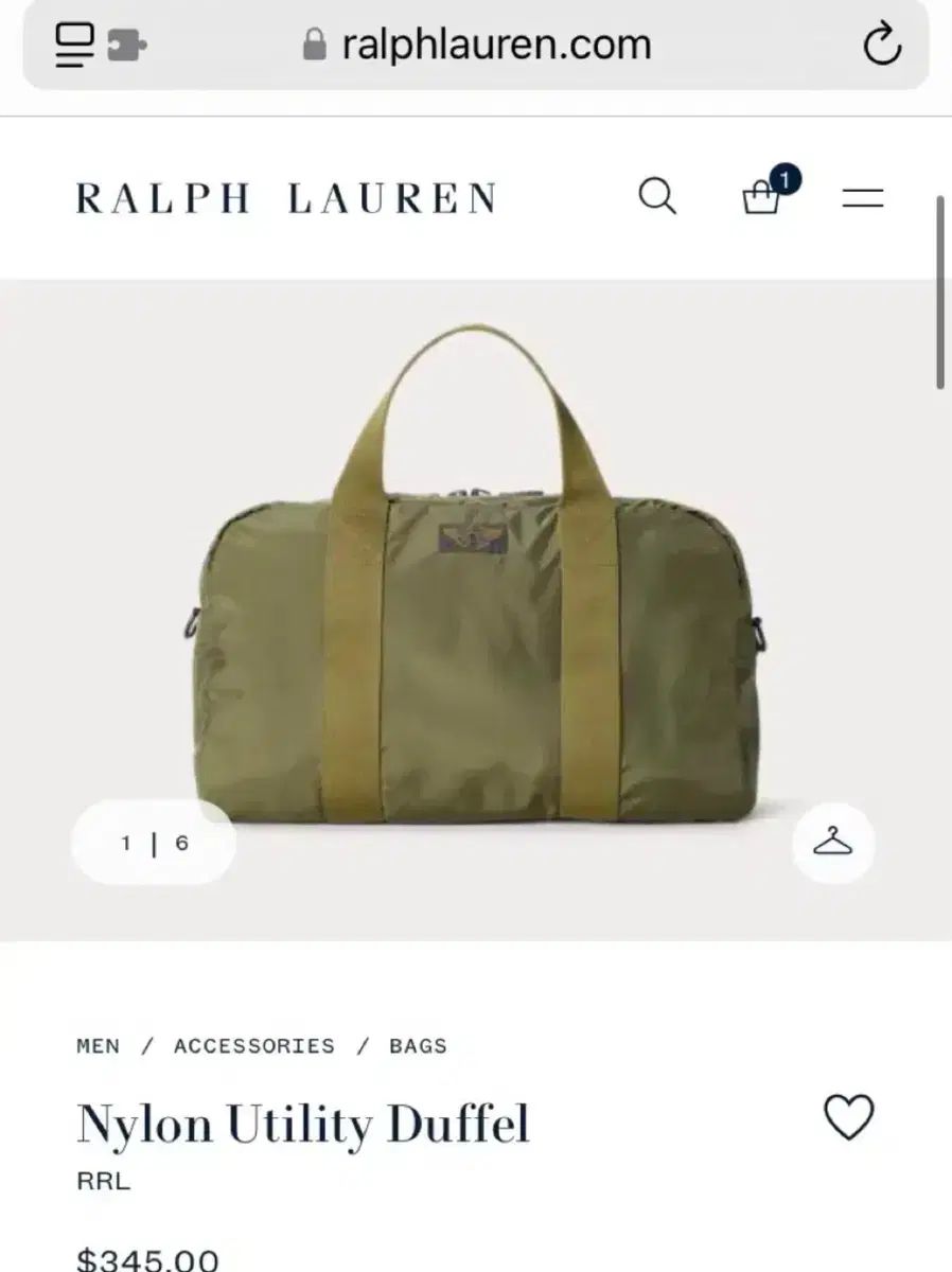 RRL(ダブルアールエル) カーキ色 ダッフルバッグ ショルダーバッグ