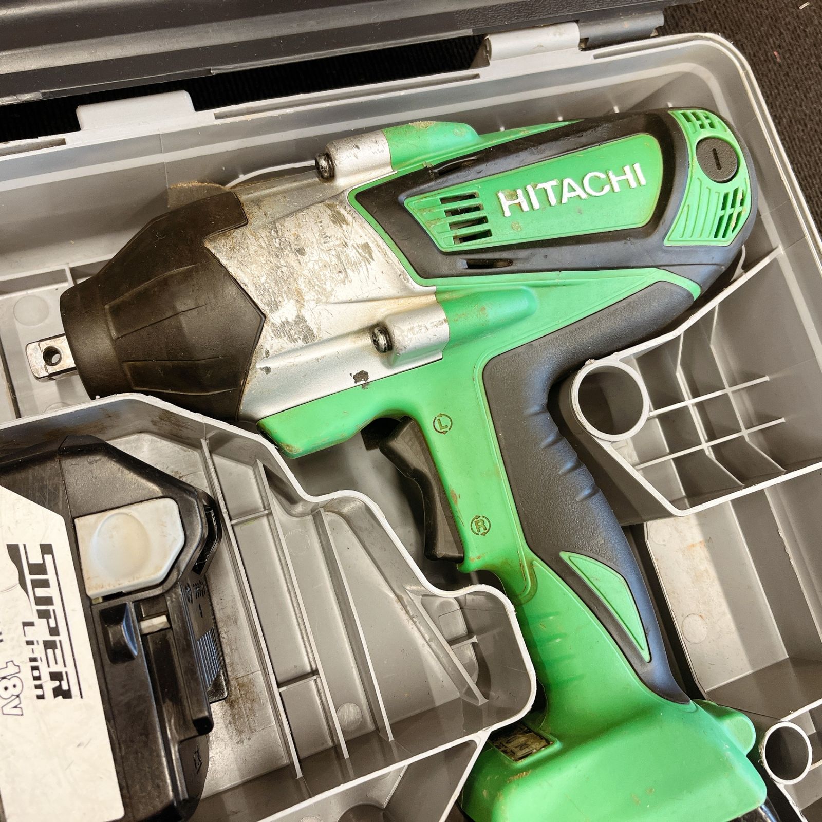 動作良好 ハイコーキ HiKOKI 18 V インパクトレンチ 充電池 角ドライブ 12.7ｍｍ