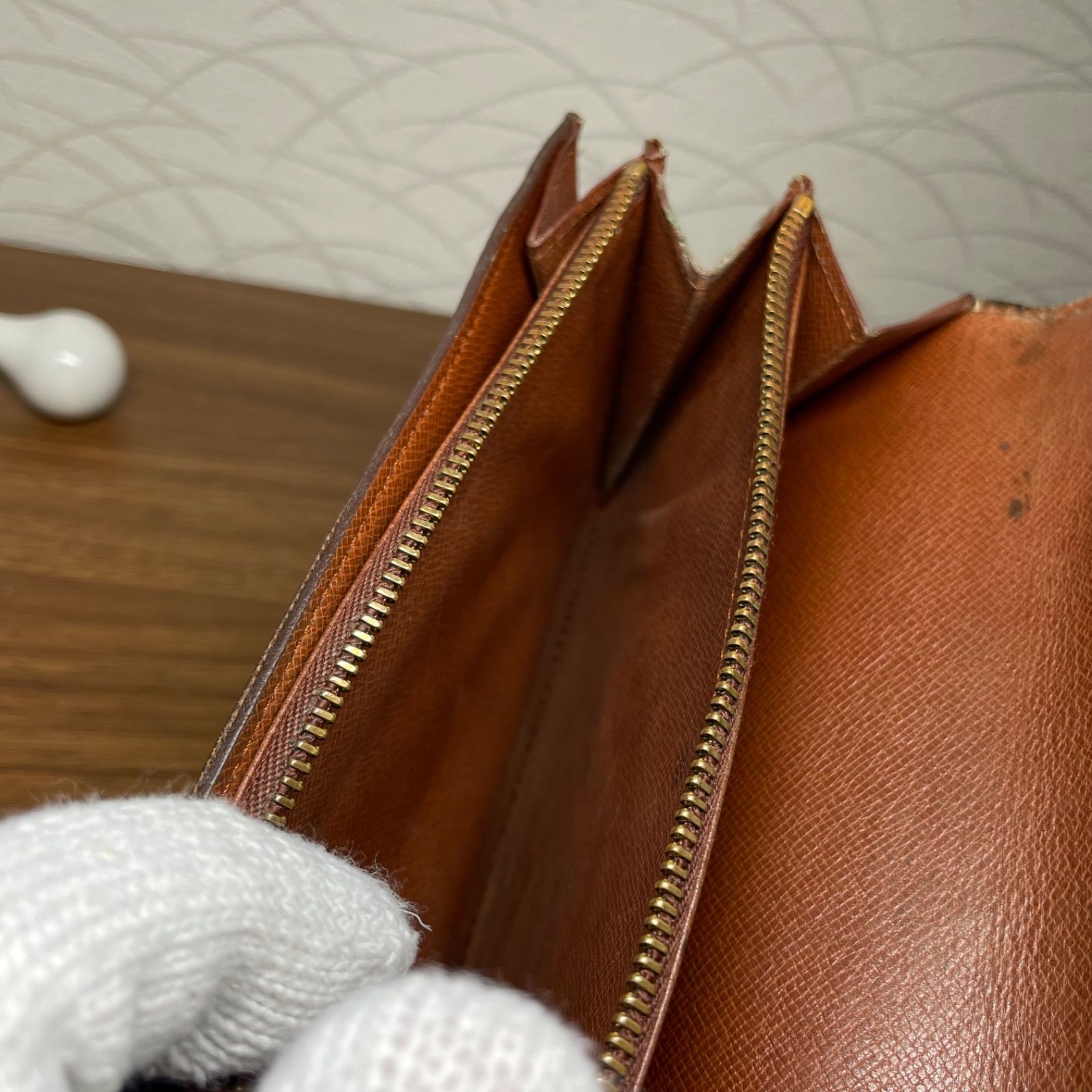 美品】LOUIS VUITTON ルイヴィトン モノグラム 長財布 正規品 - メルカリ