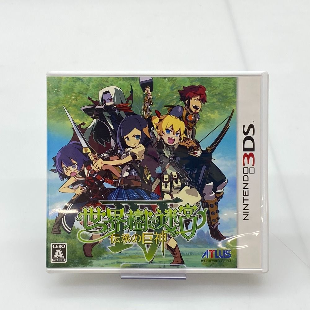 05w18278 ATLUS ”世界樹の迷宮IV 伝承の巨神” Nintendo 3DS・2DS