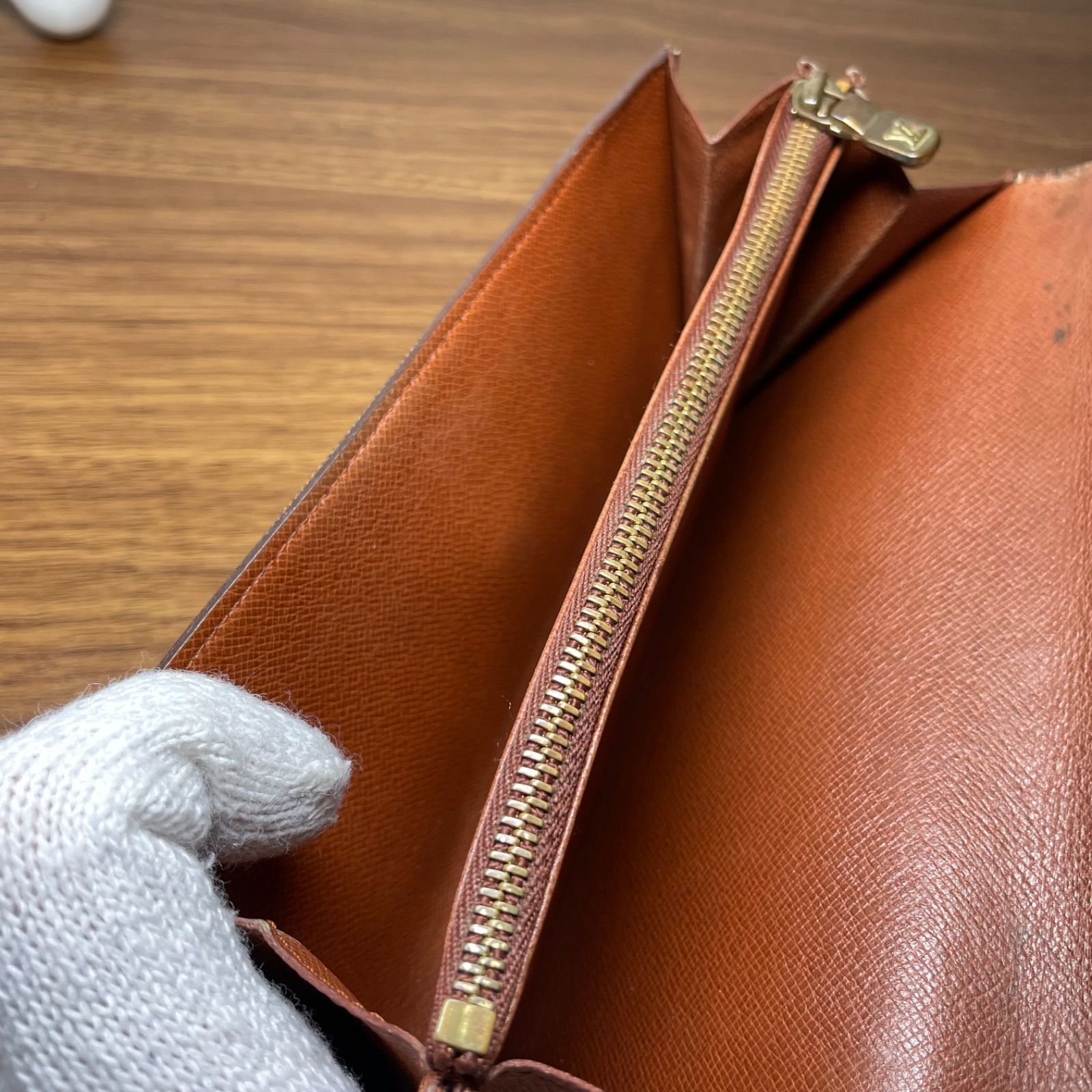 美品】LOUIS VUITTON ルイヴィトン モノグラム 長財布 正規品 - メルカリ