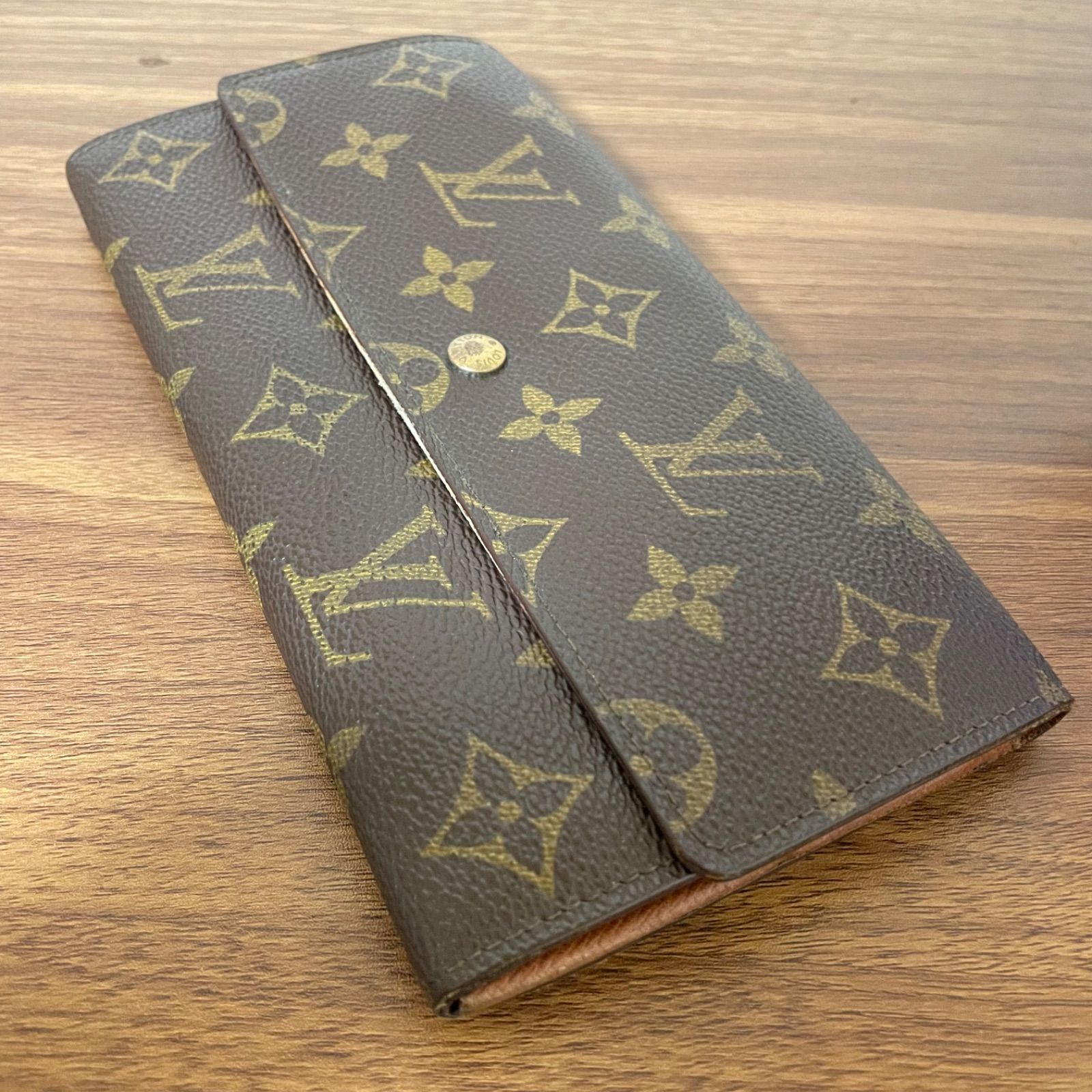 美品】LOUIS VUITTON ルイヴィトン モノグラム 長財布 正規品 - メルカリ