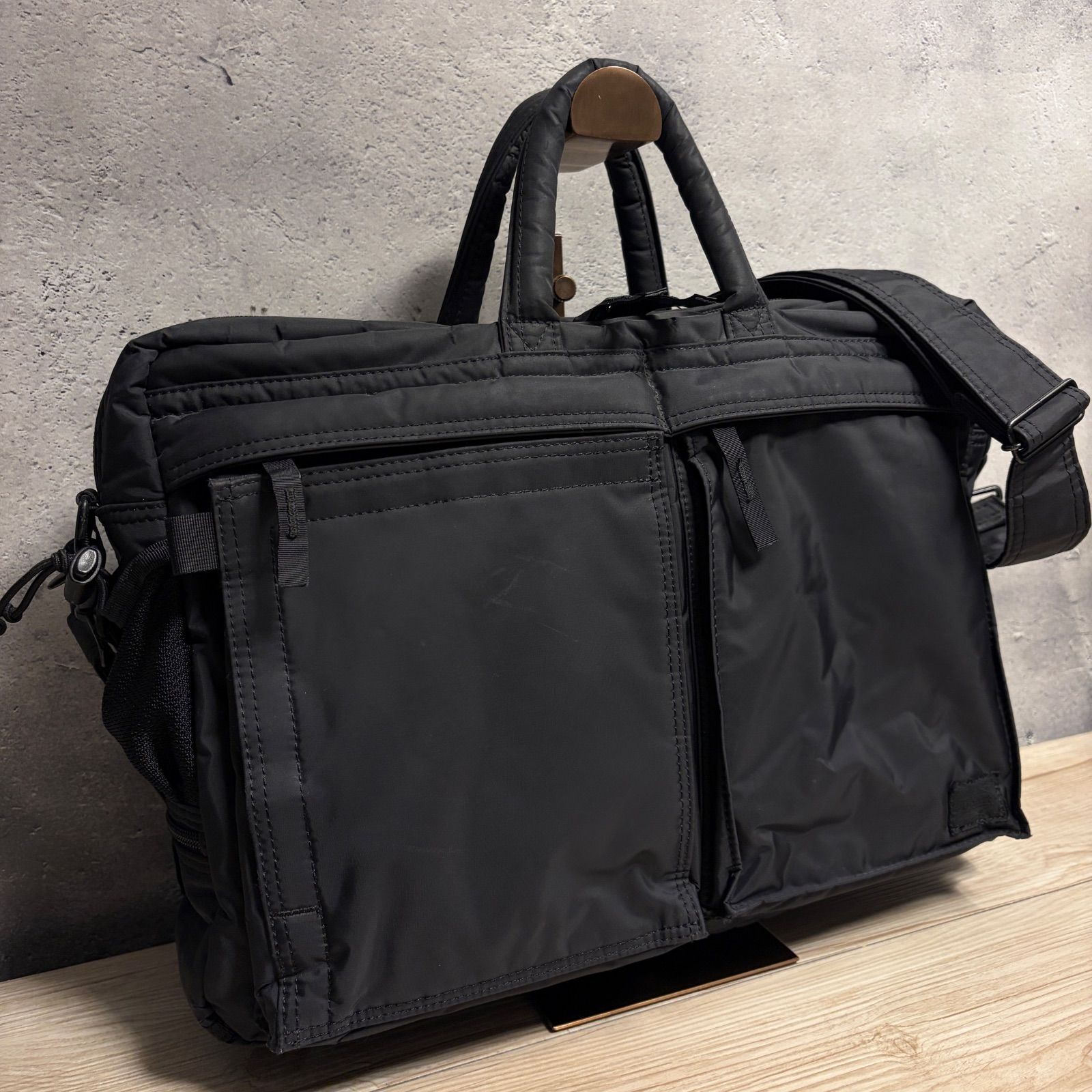 HEAD PORTER ブラックビューティー 2WAY ブリーフケース ショルダー付