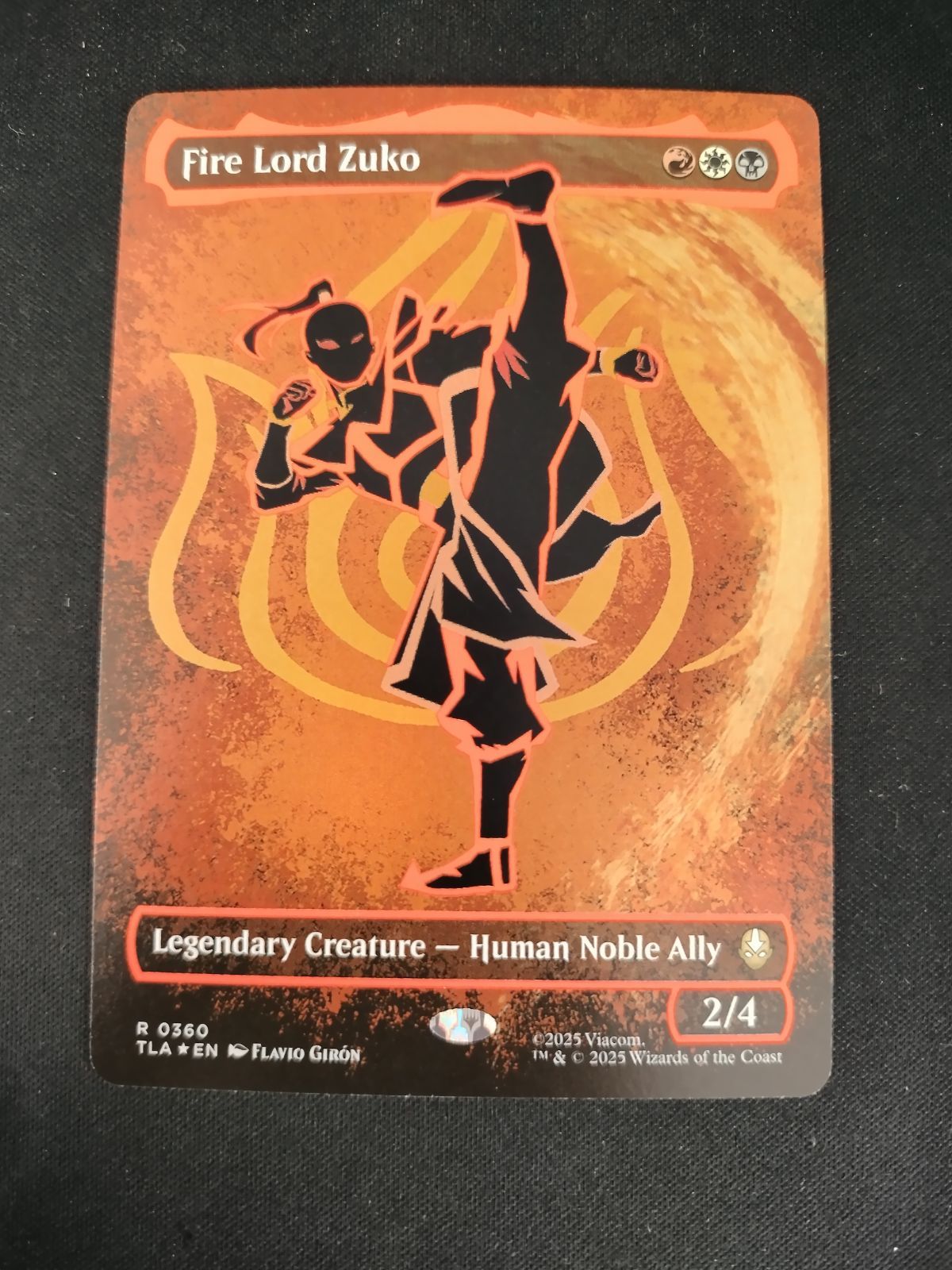 火の王ズーコ Fire Lord Zuko ネオンインクfoil 1枚 火の王ズーコ Fire