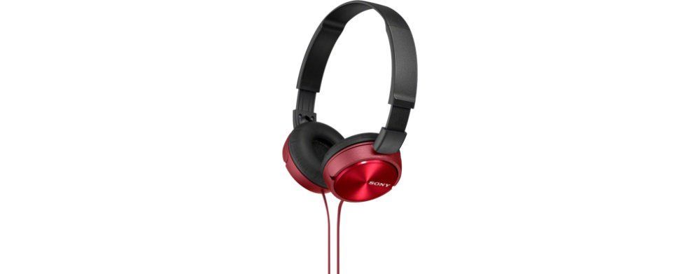 人気商品】ヘッドホン MDR-ZX310 ソニー : 密閉型 折りたたみ式 レッド