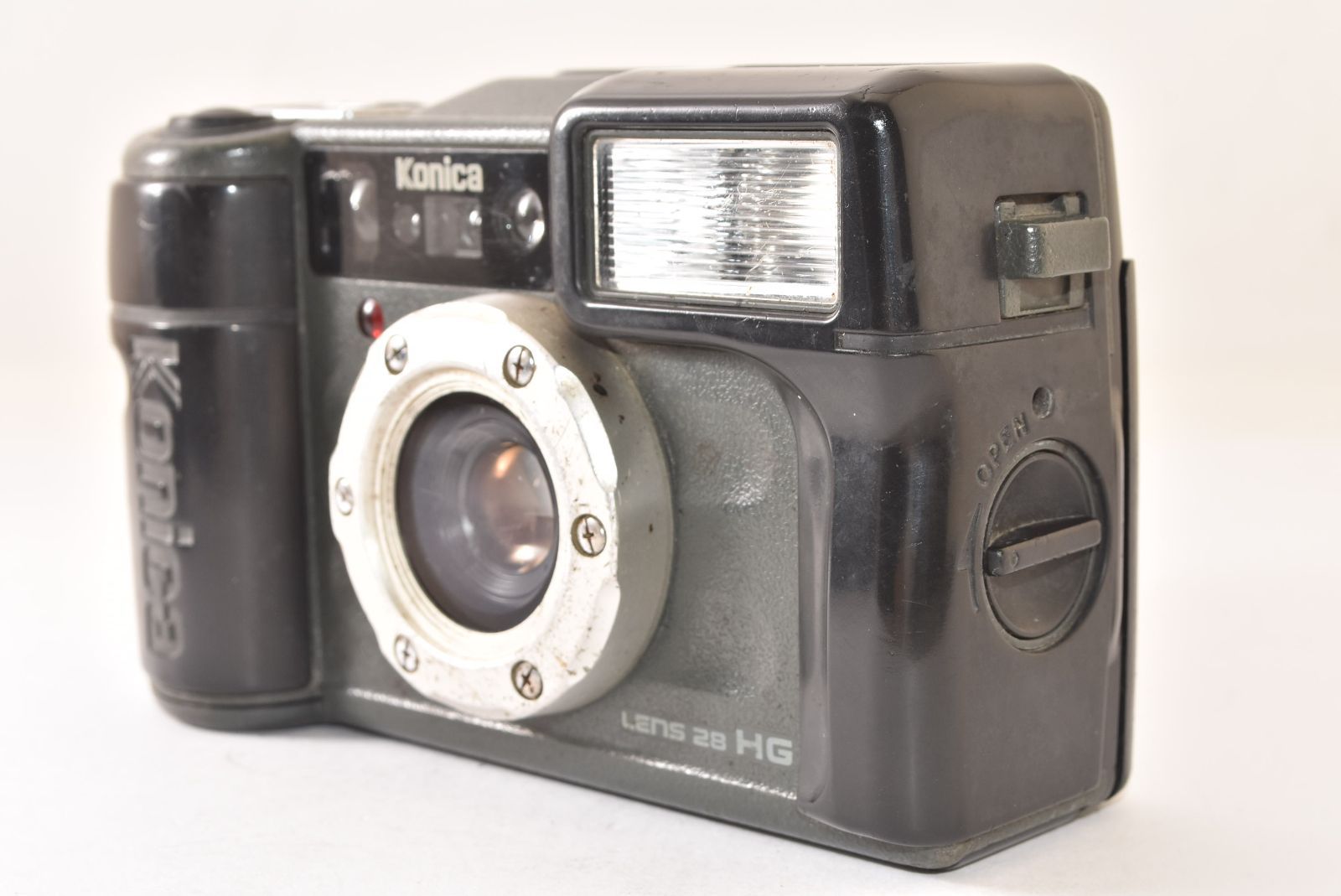 コニカ　フィルムカメラ　28HG Konica コンパクトカメラ　MK0107 作例レビュー】Konica 現場監督 28 HG #わたしのカメラ vol.154