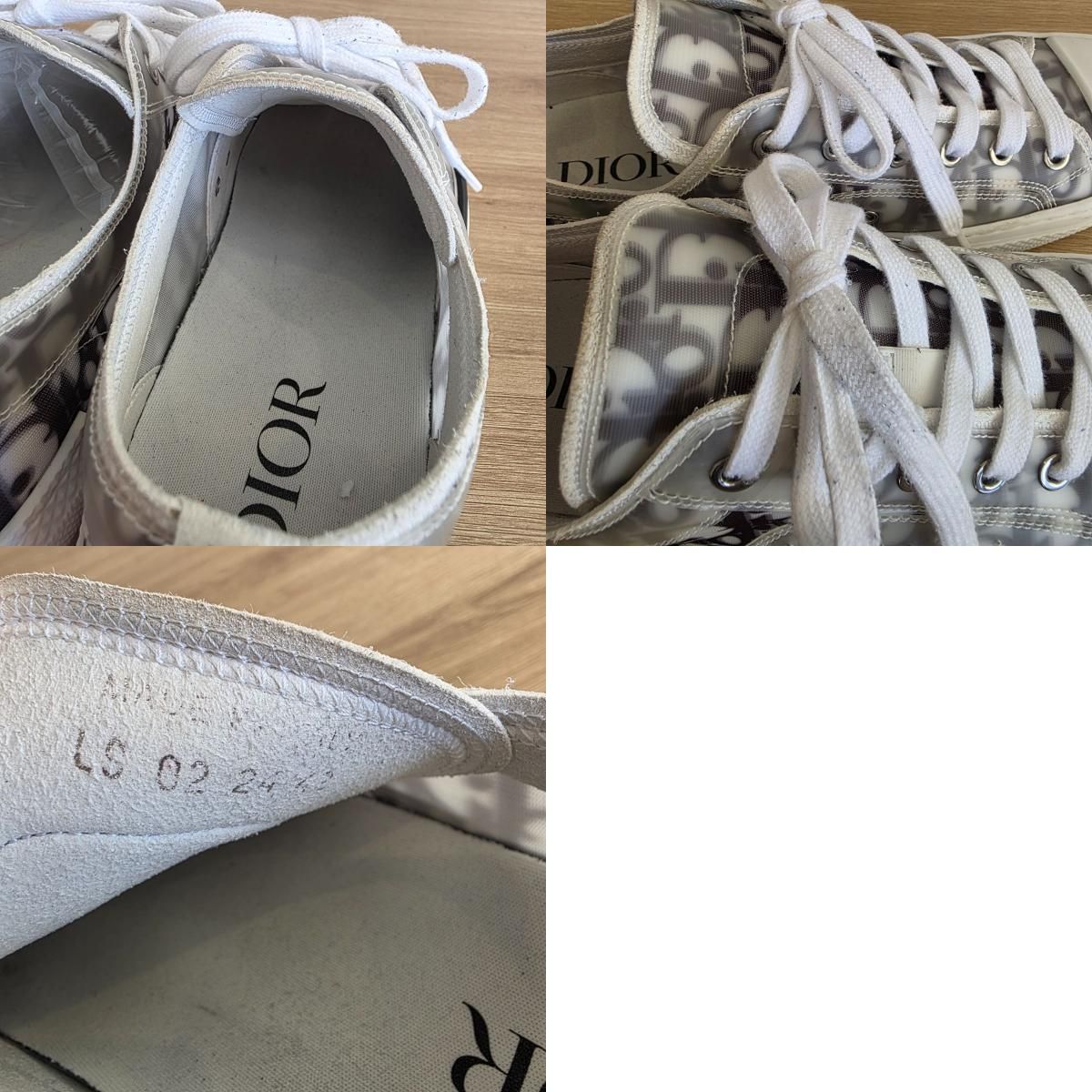 定価15万 美品 Dior ディオール B23 リーグ ロートップスニーカー 