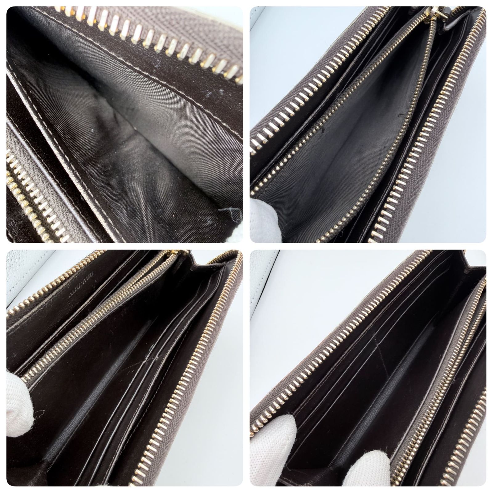 MIU MIU（ミュウミュウ） クロコ型押し ラウンドファスナー 長財布