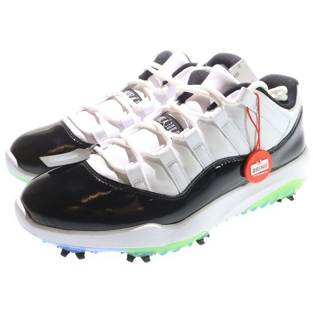 ナイキjordan 11 retro low golf concord 27cm NIKE (ナイキ) AIR JORDAN 11 RETRO LOW GOLF CONCORD ローカット