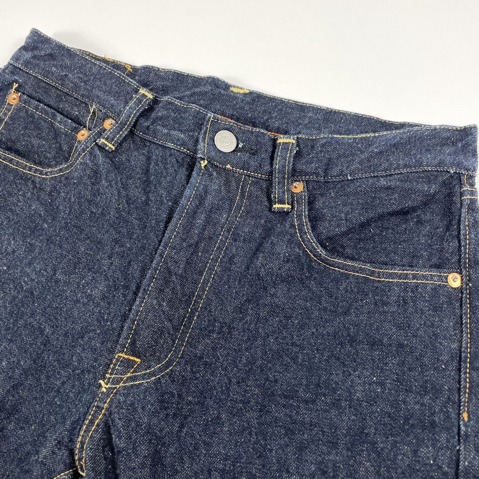 45R 45RPM R-8D ストレートデニムパンツ ジーンズ サイズ31 インディゴ