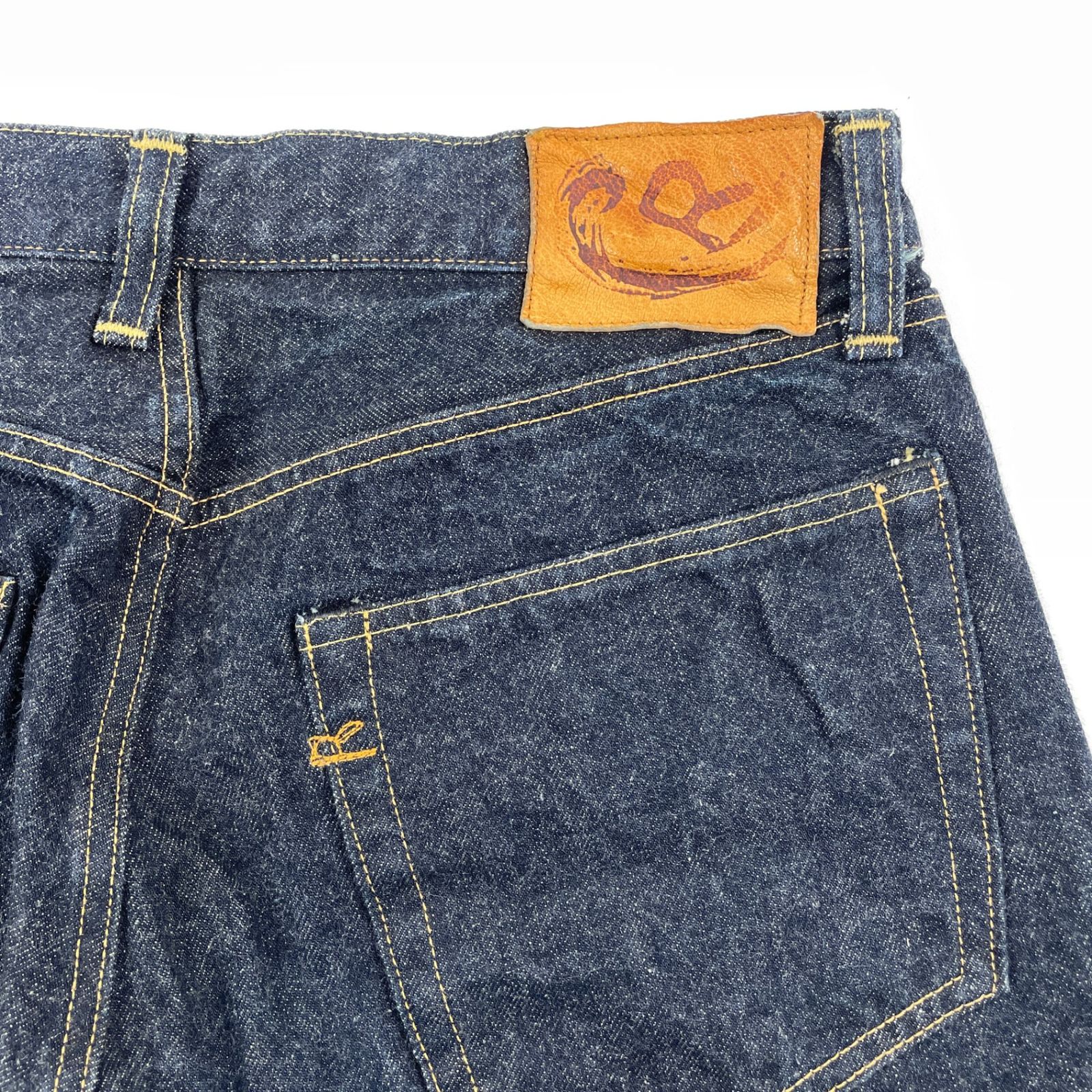 45R おこめデニム　ストレートデニムパンツ インディゴ サイズ31 45R おこめデニム ストレートデニムパンツ インディゴ サイズ31