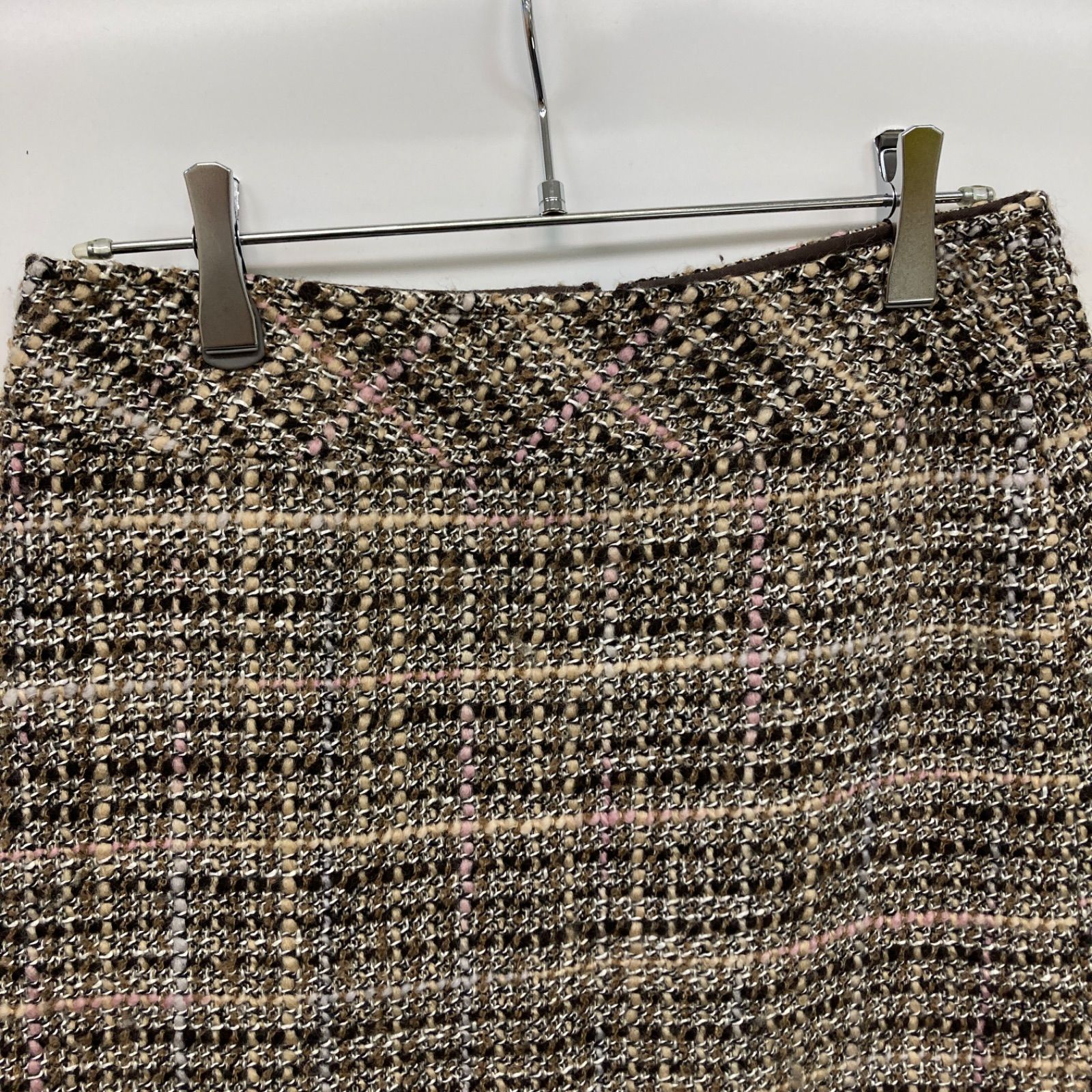 新品未使用　クードシャンス　日本製ツイードミニスカート COUP DE CHANCE（クードシャンス）の「◇【日本製】ツイードのミニ