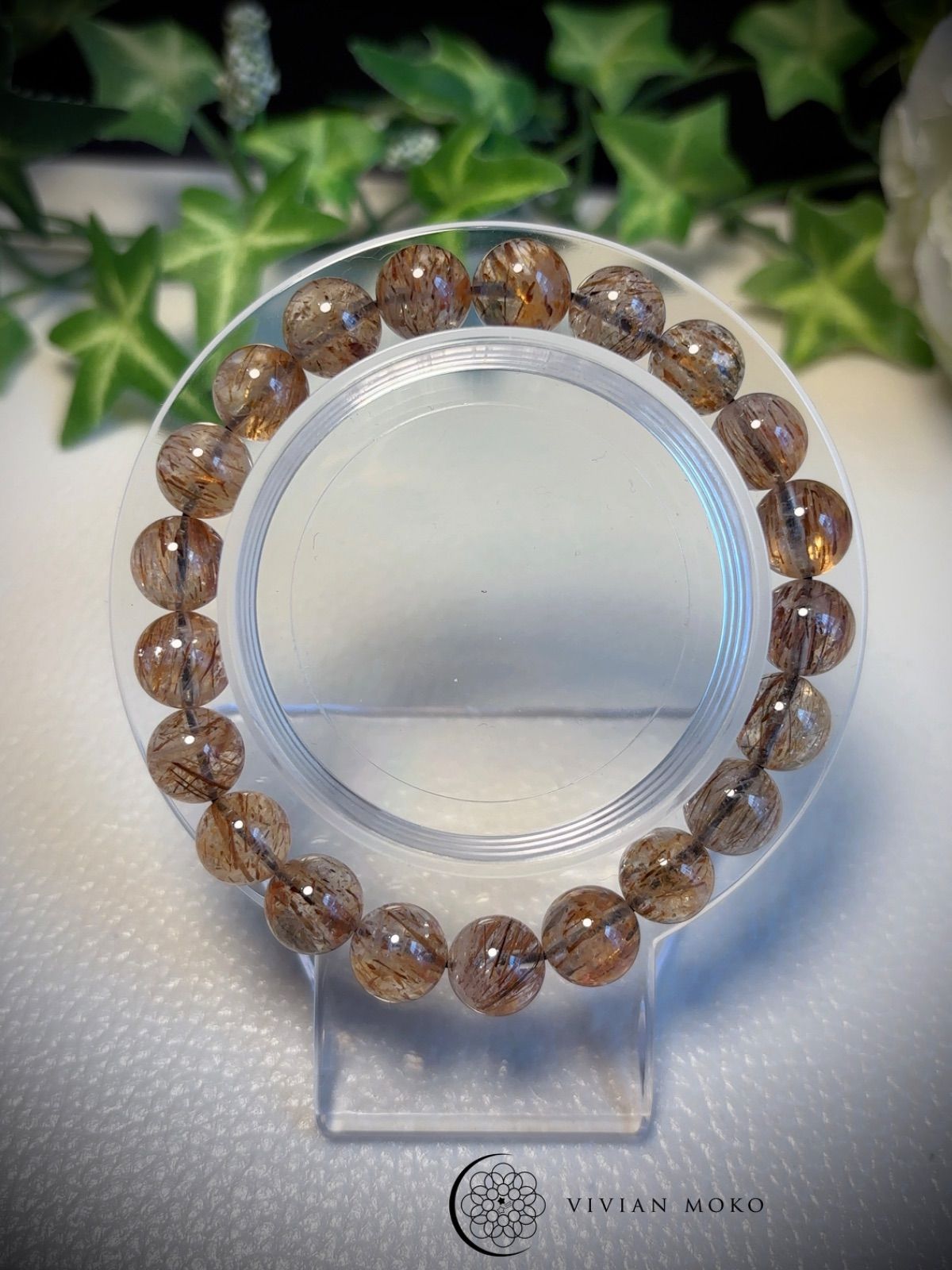 💎天然石✨️ 高品質✨️煌く金✨️ブラックゴールドスーパーセブン