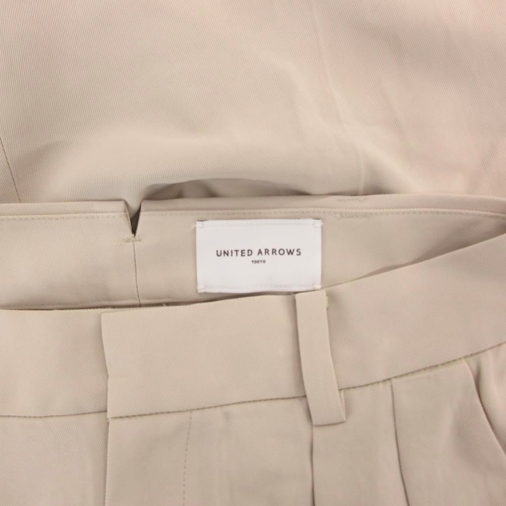 ユナイテッドアローズ UNITED ARROWS パンツ スラックス 36 グレージュ