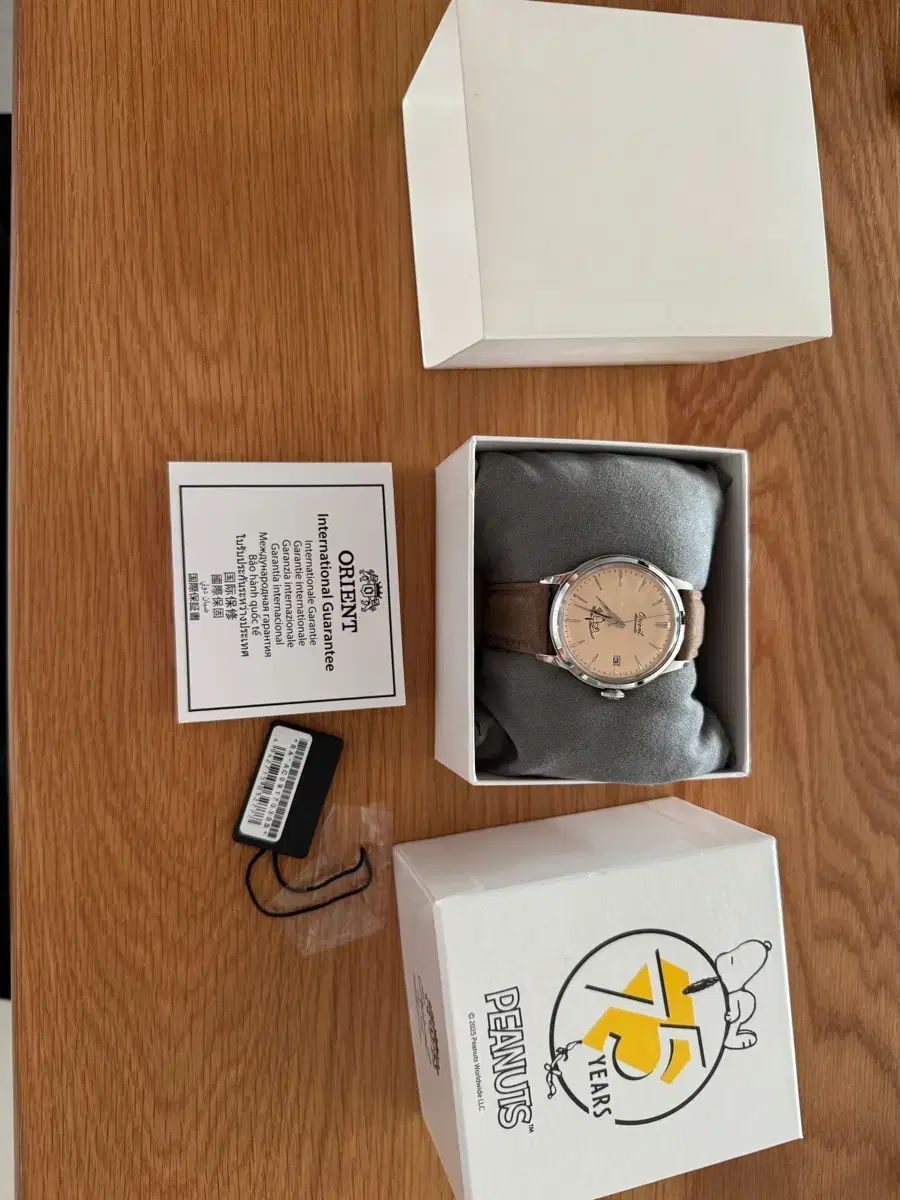  オリエント Bambi SNOOPY ピーナッツ モデル シワになりにくい 自動巻き時計 腕時計(アナログ)