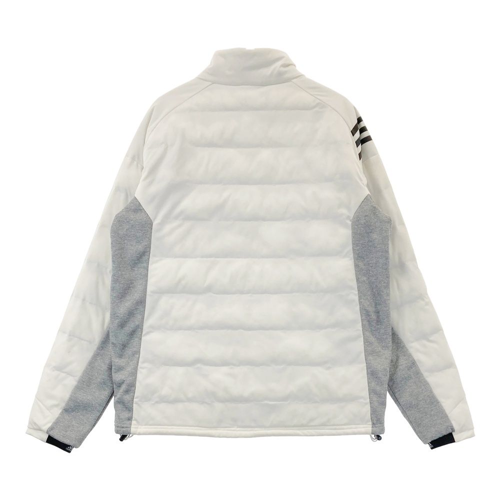 サイズ：M ADIDAS GOLF アディダスゴルフ 中綿ジャケット ホワイト系