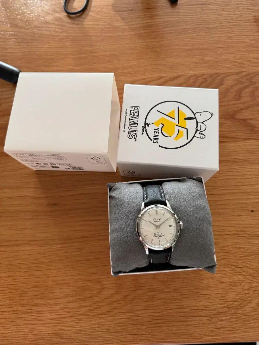  オリエント SNOOPY ピーナッツ モデル 主役アイテム 自動巻き時計 腕時計(アナログ)