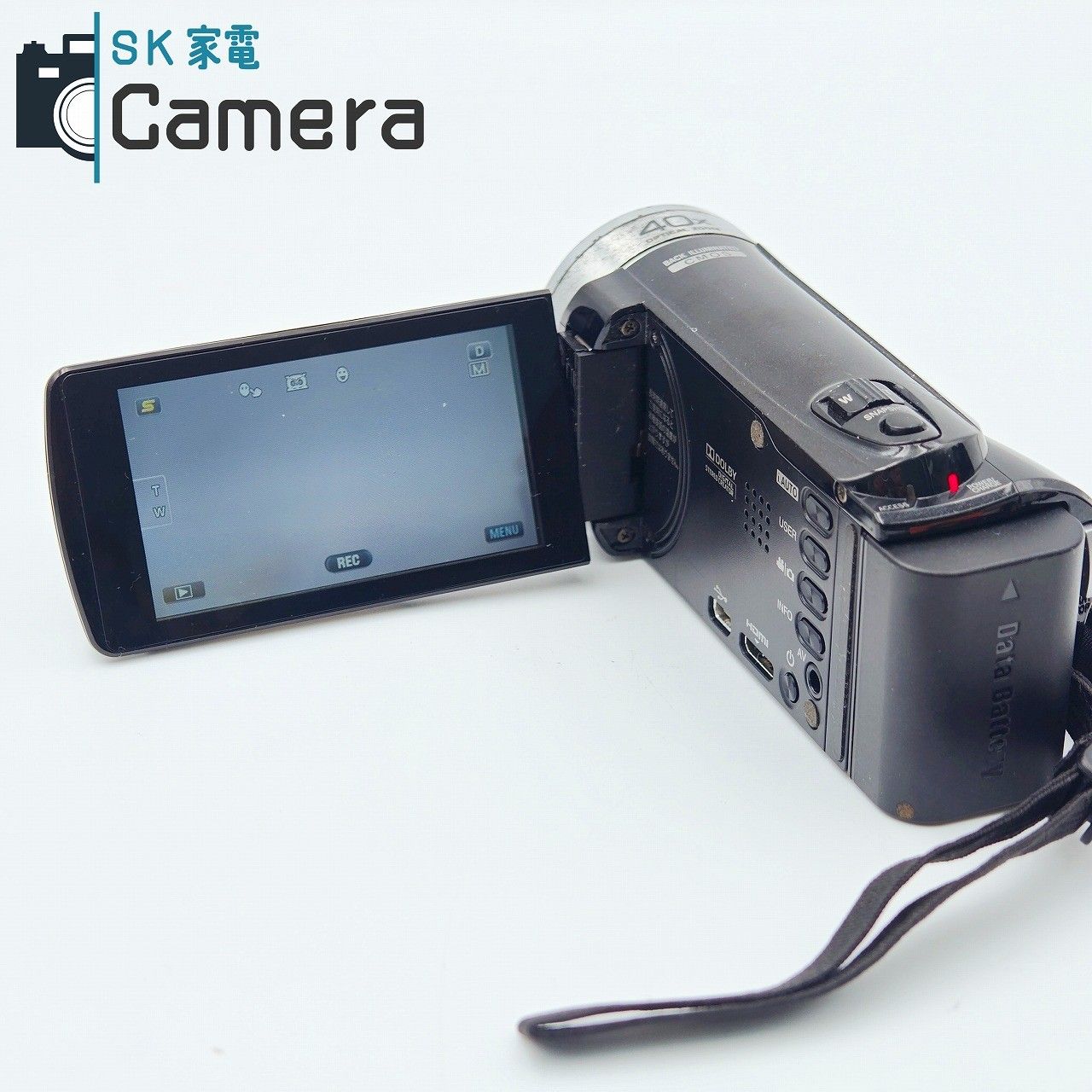 中古】 JVC ケンウッド Everio GZ-E180-B デジタルビデオカメラ - メルカリ