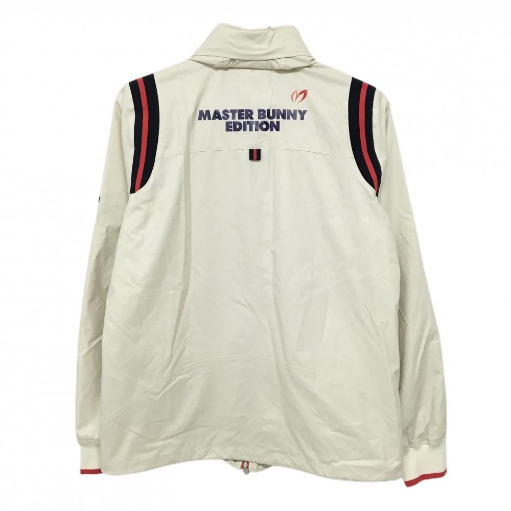 美品】マスターバニー フード付ジャケット ライトベージュ×レッド