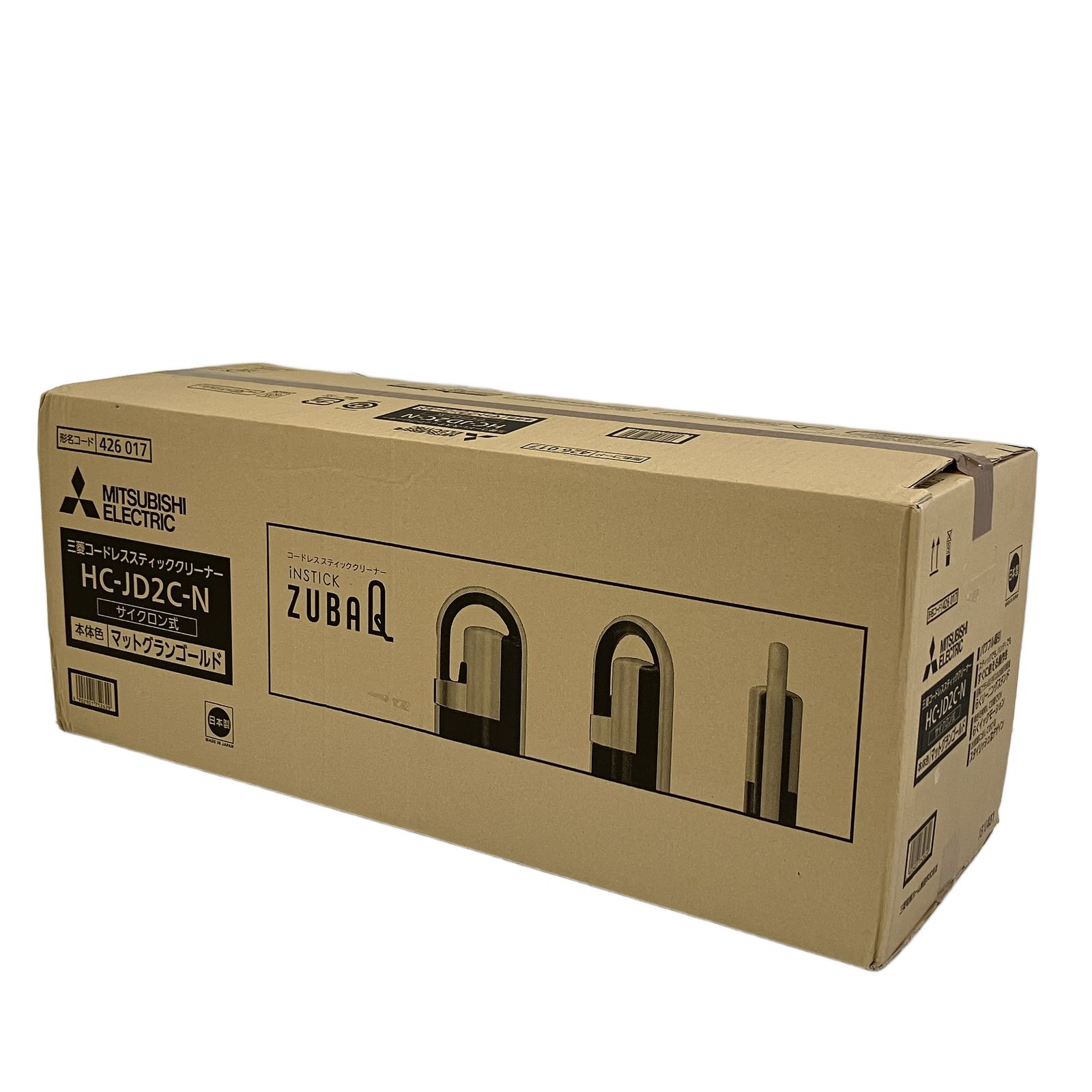 三菱電機 HC-JD2C コードレス掃除機 マットグランゴールド iNSTICK
