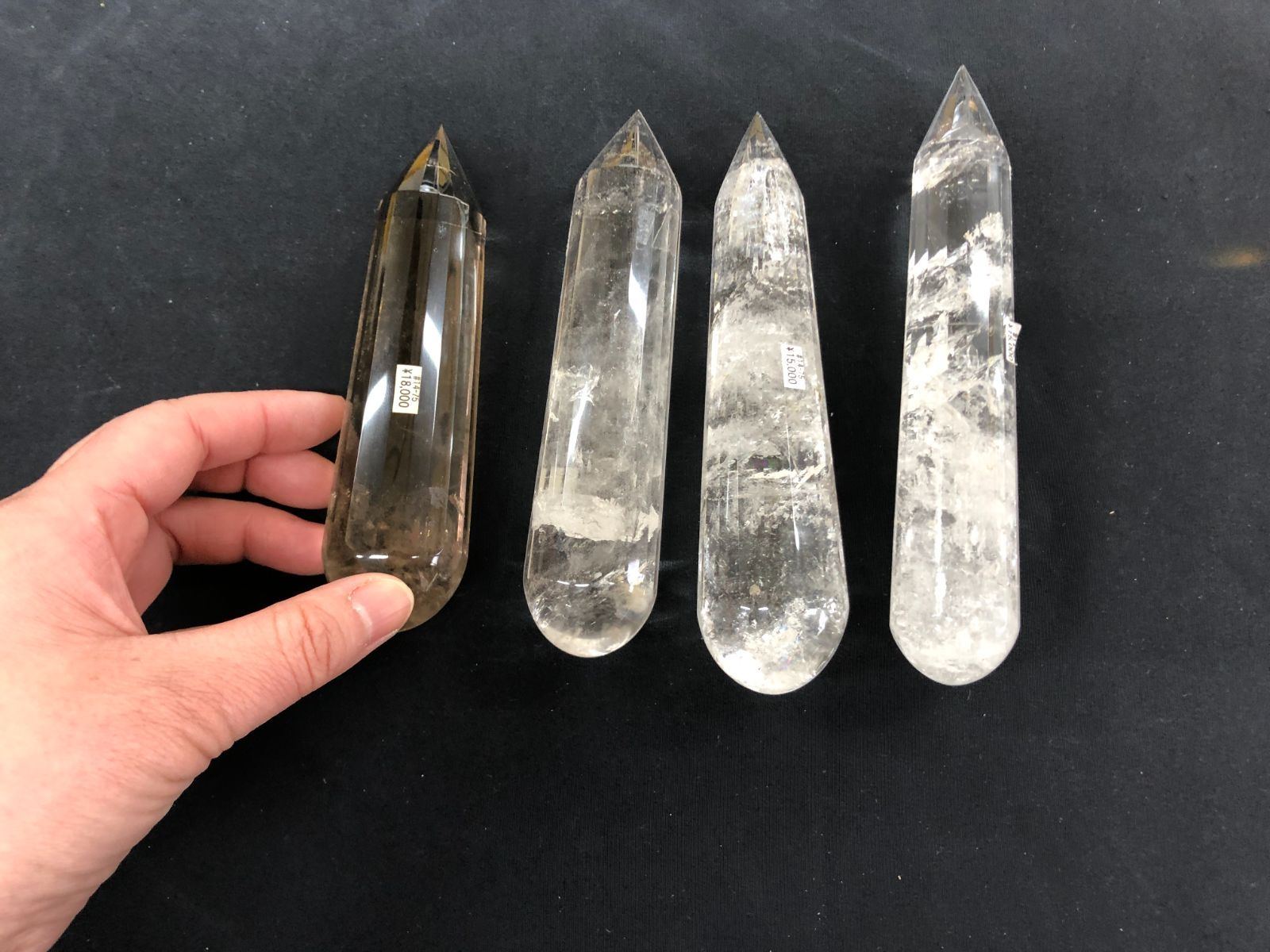 天然水晶マッサージワンドBOX ブラジル産