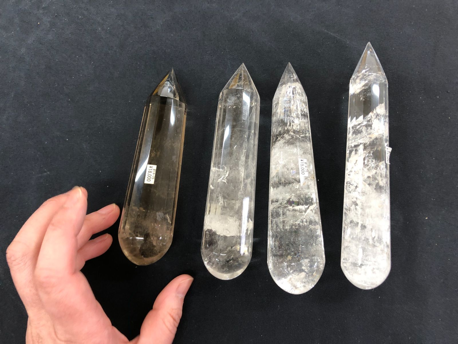 天然水晶マッサージワンドBOX ブラジル産