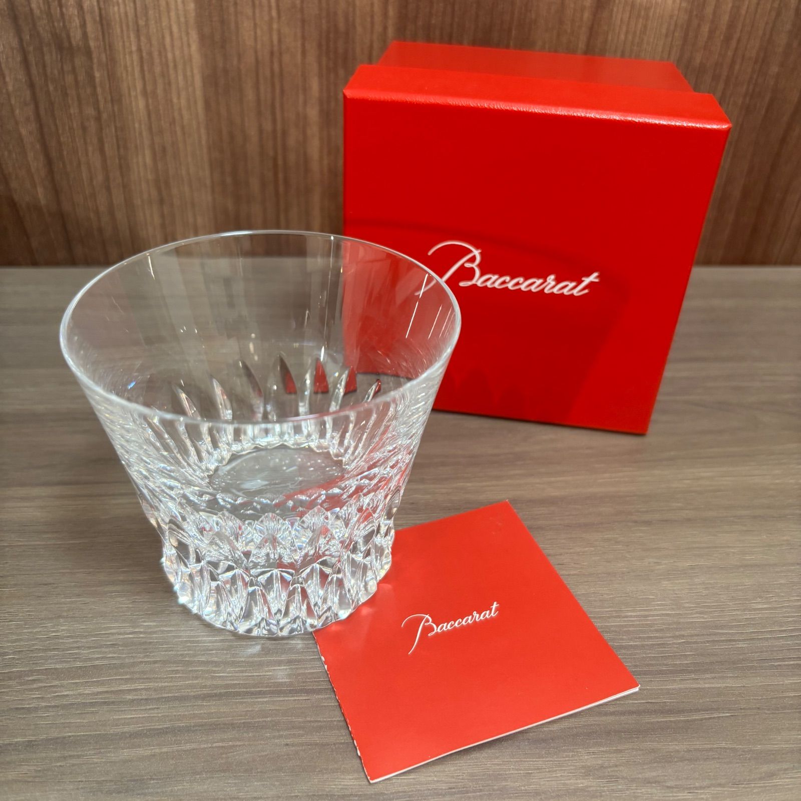 Baccarat バカラ ロックグラス クリスタルグラス 箱 冊子付き