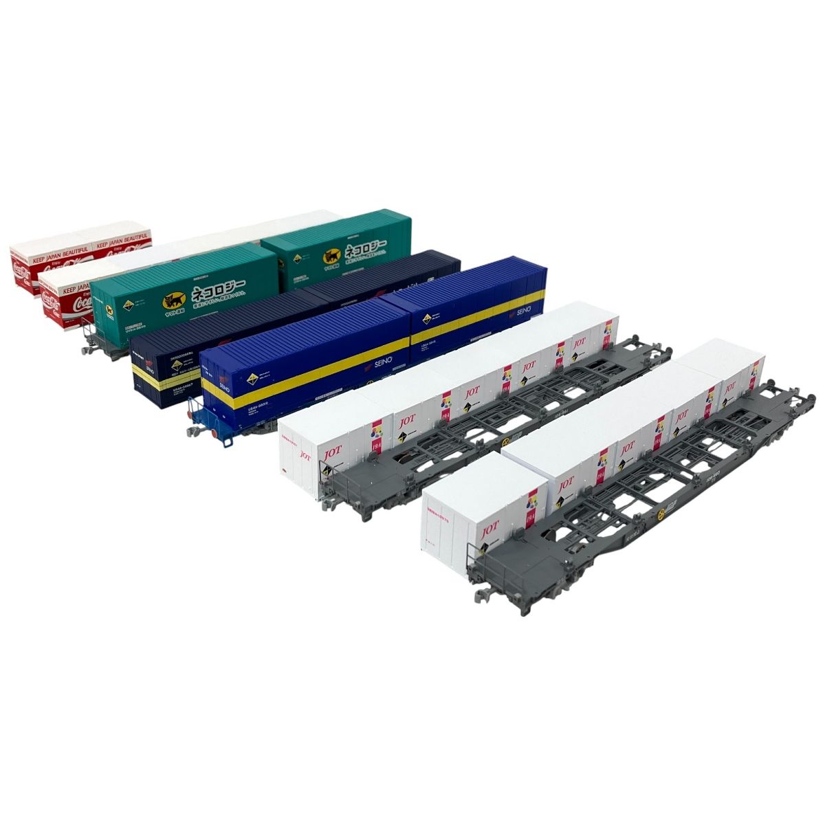 TOMIX コキ104形 コキ106形 コンテナ車 4両セット HOゲージ 鉄道模型