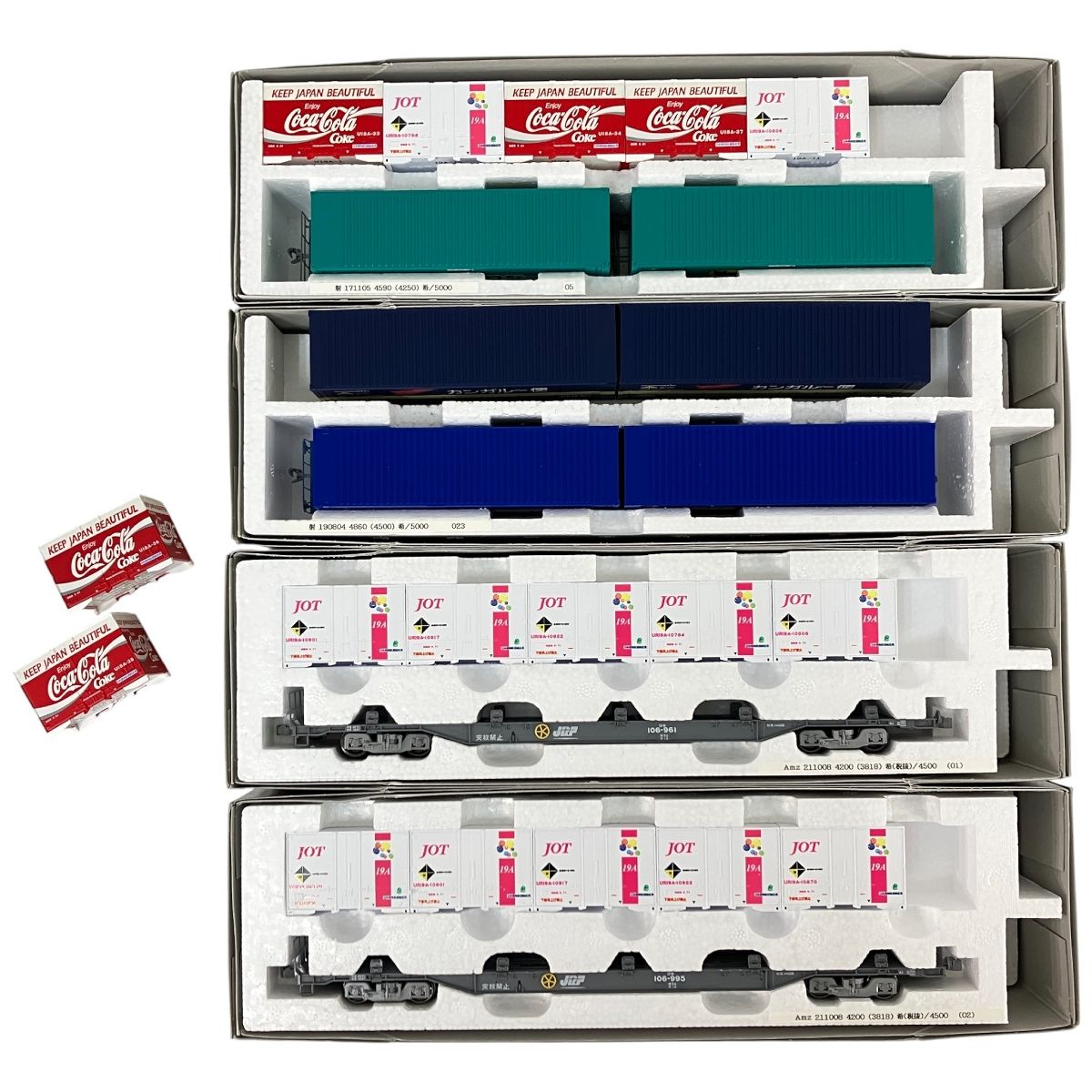  TOMIX コキ104形 コキ106形 コンテナ車 4両セット HOゲージ 鉄道模型 その他 鉄道玩具