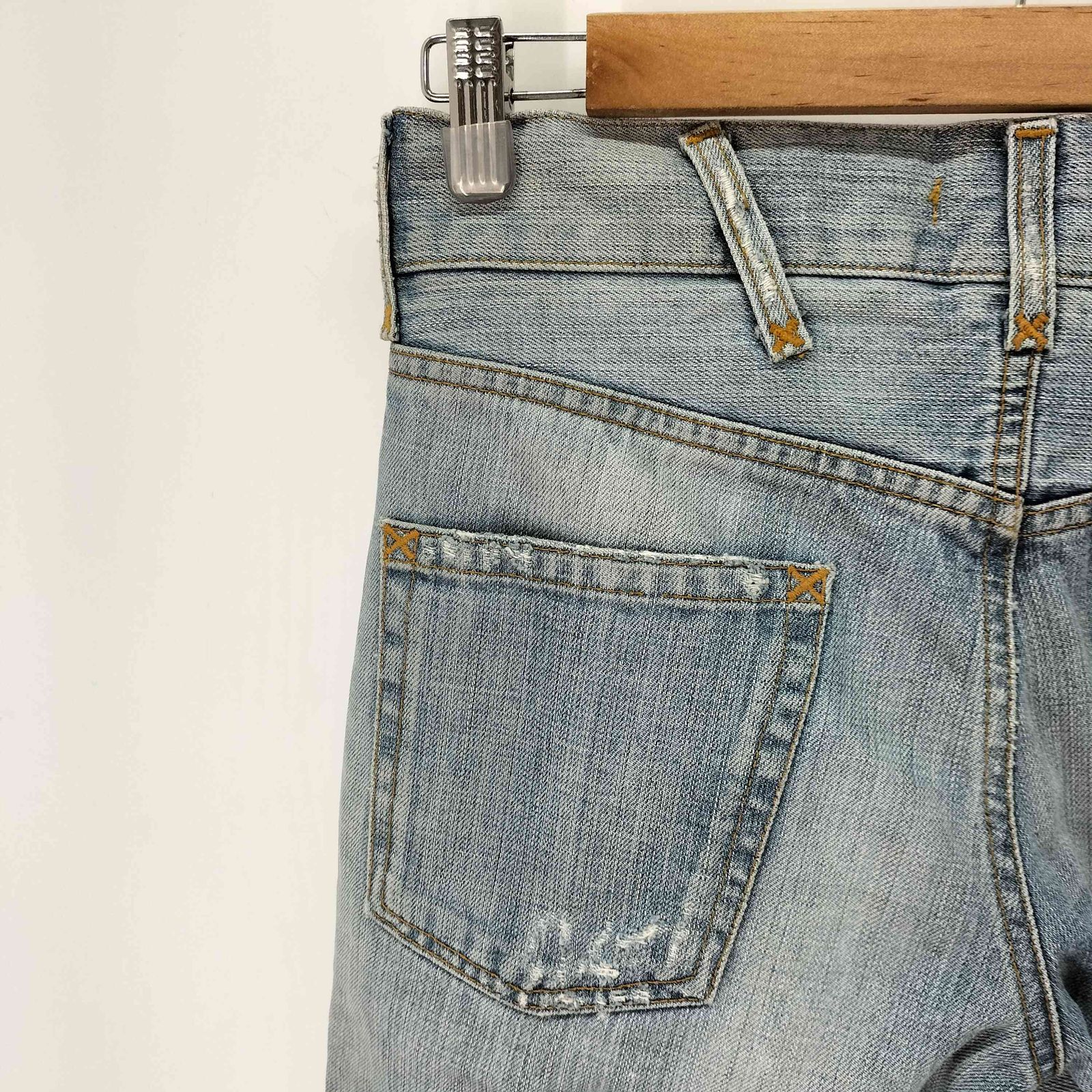 ドルチェアンドガッバーナ DOLCE&GABBANA ダメージ加工 ストレート