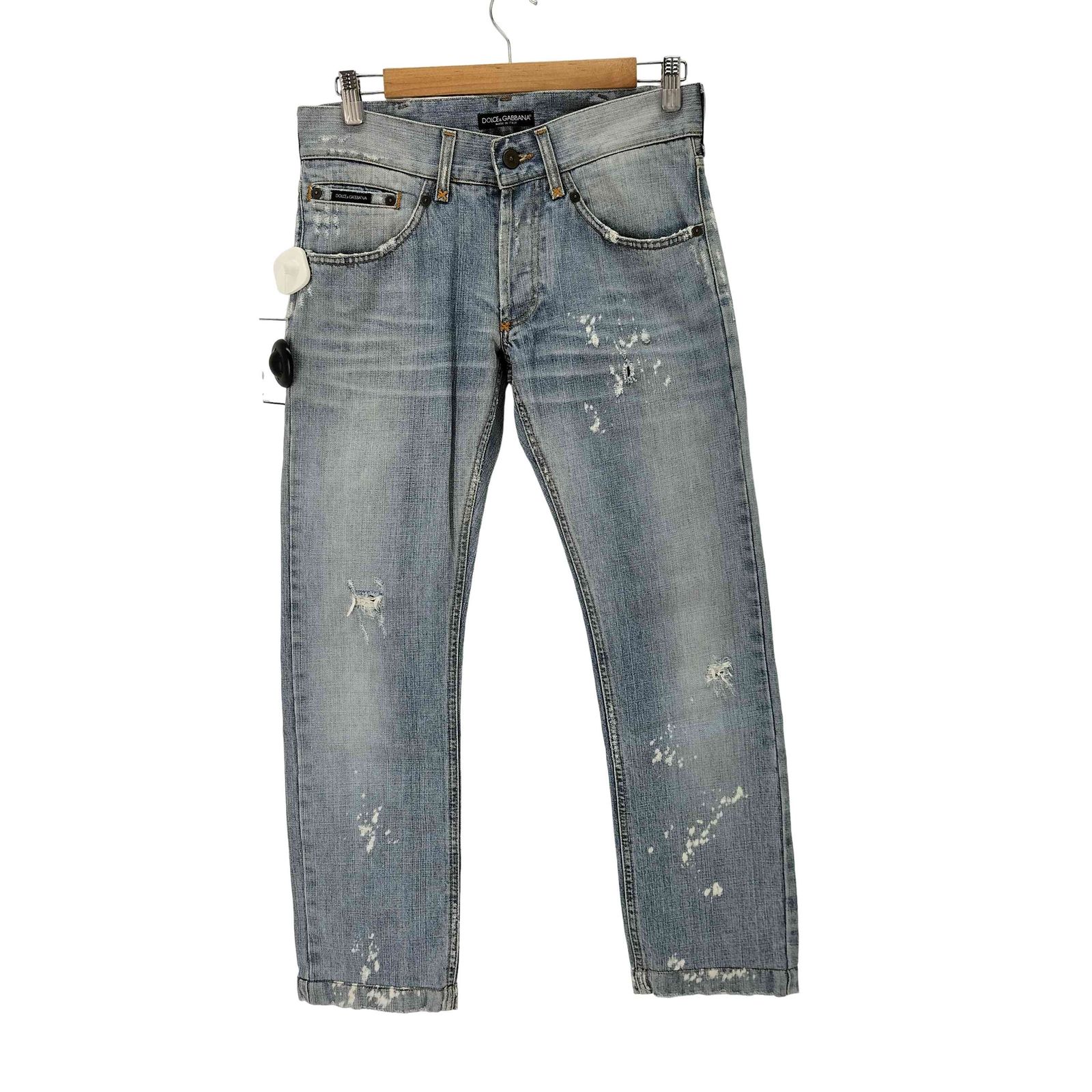 ドルガバ　ダメージ加工 ストレートジーンズ ドルチェアンドガッバーナ DOLCE&GABBANA ダメージ加工 ストレート