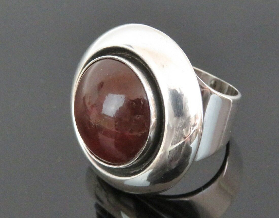 N. E. FROM エリック・ニールセン・フロム アンバー 琥珀 指輪 幅広