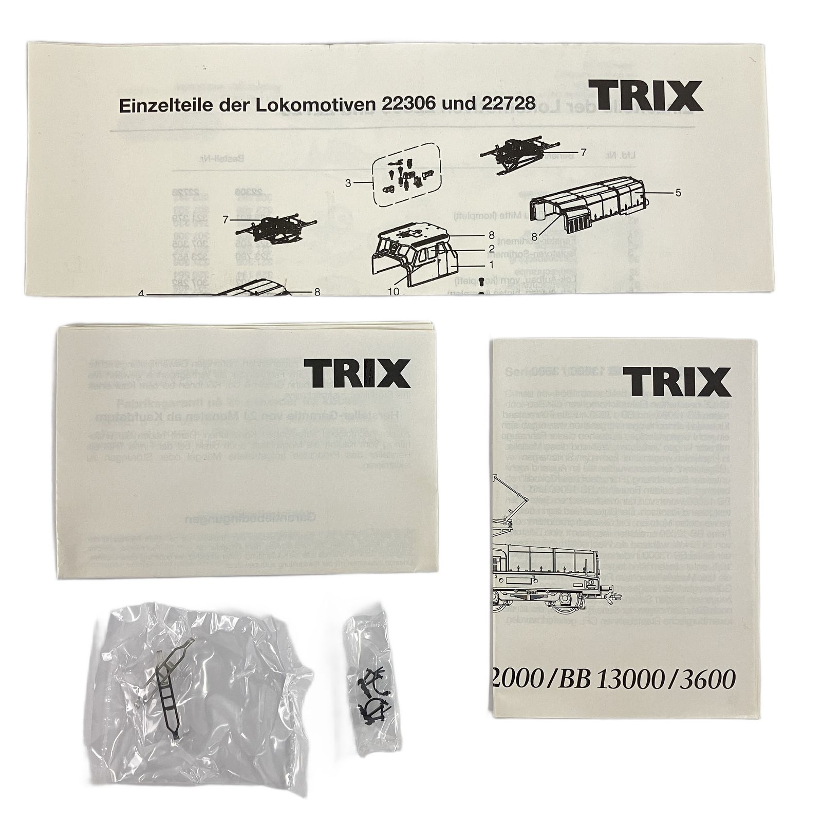 TRIX 22306 Serie BB 3600 電気機関車 鉄道模型 HO