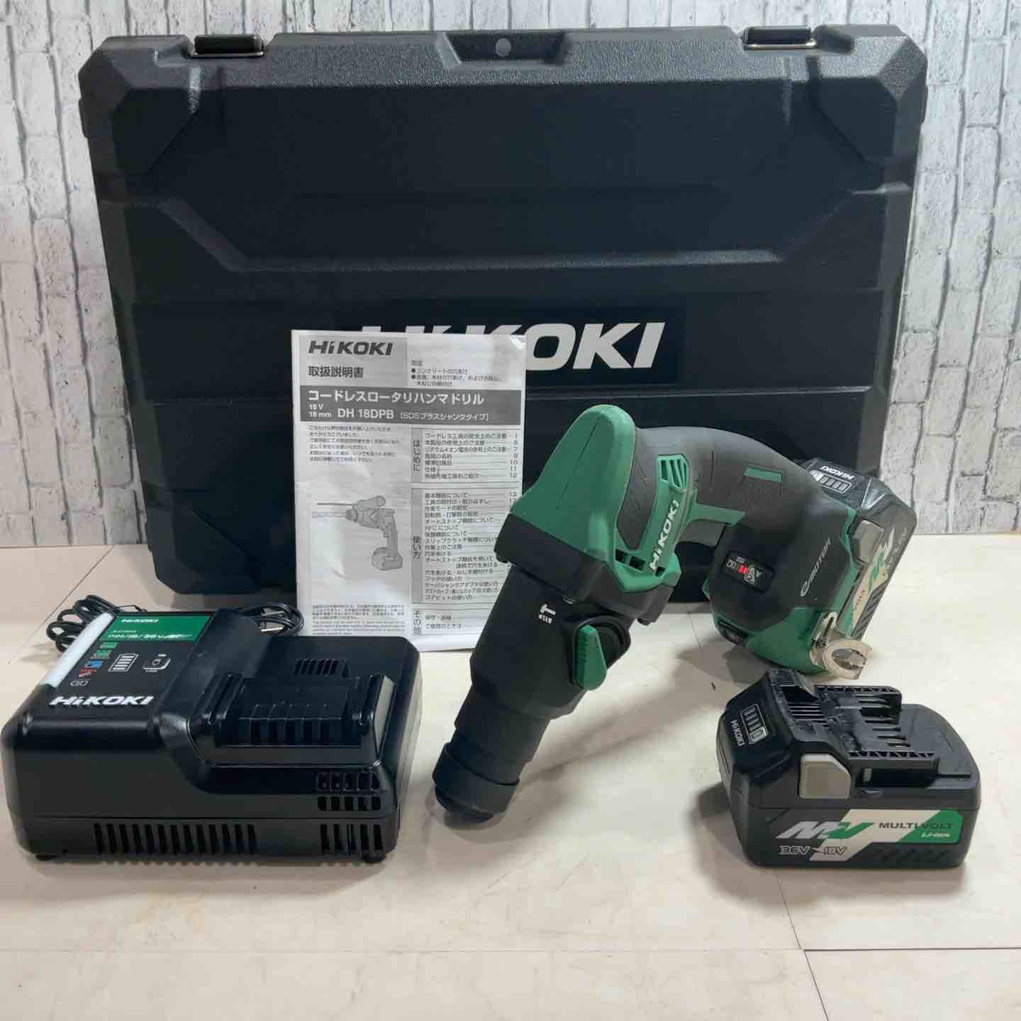 ハイコーキ HIKOKI 旧 日立工機 コードレスハンマドリル DH 18 DPB 2 XP V
