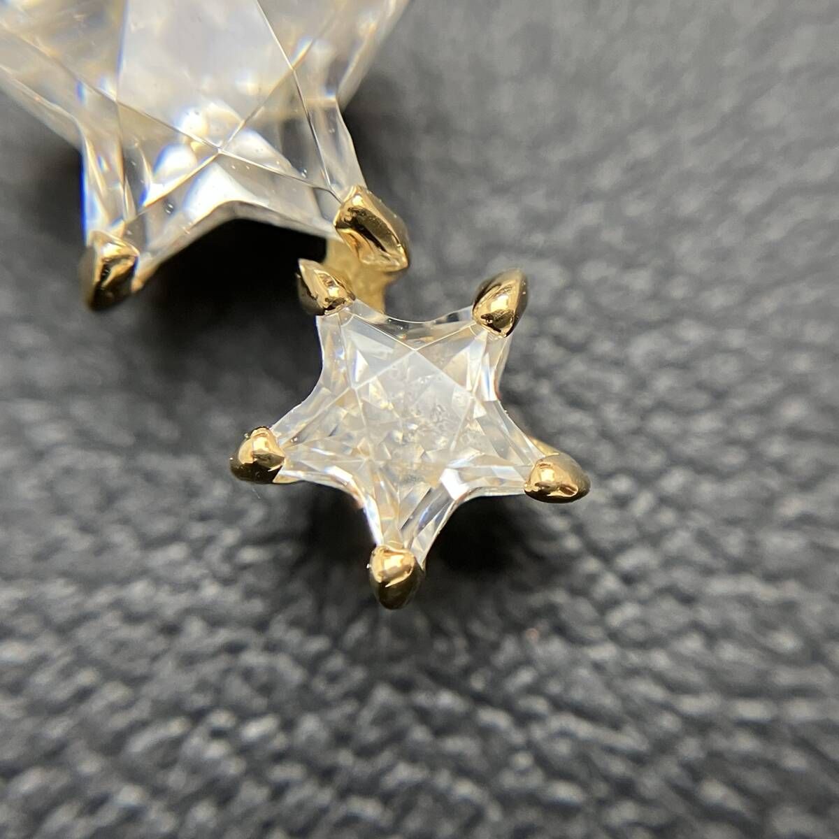 STAR JEWELRY スタージュエリー 星 モチーフ デザイン ネックレス K18