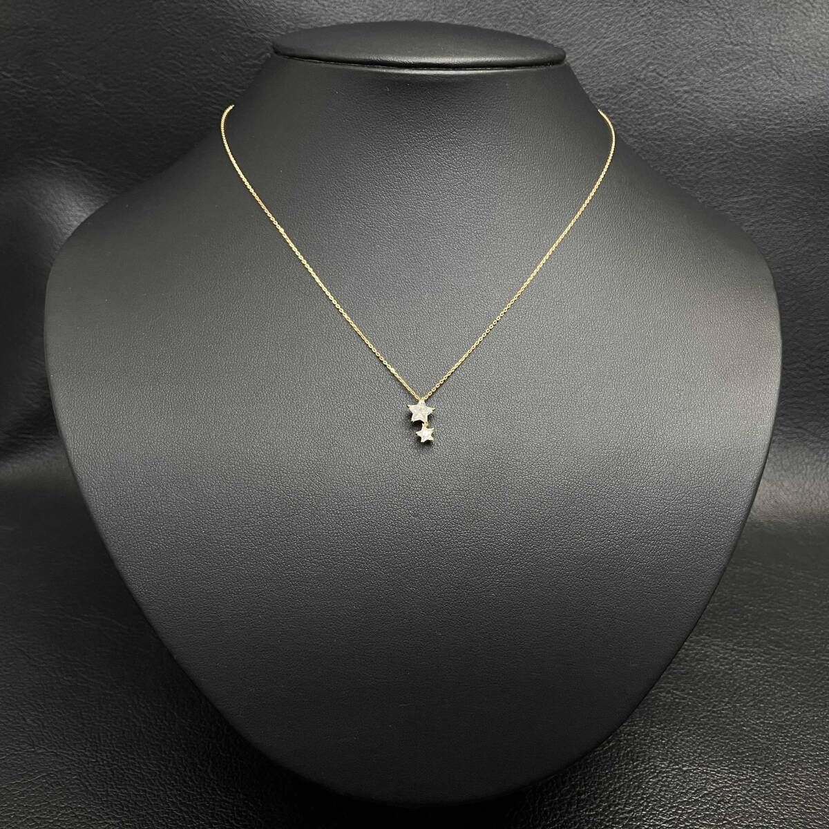 STAR JEWELRY スタージュエリー 星 モチーフ デザイン ネックレス K18