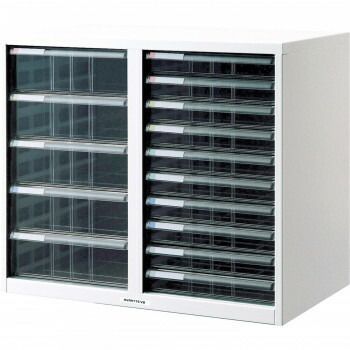 ナカバヤシ アバンテV 2レターケース A 4 浅深×コンビダブル ニューグレー AL-C 15ニユ-グレ-