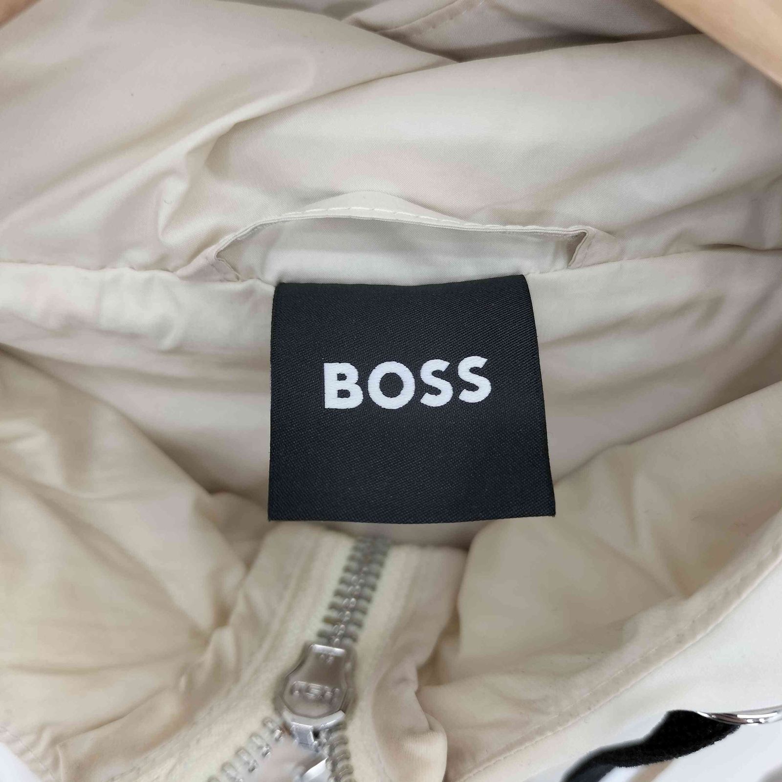 ボス BOSS コットンブレンド ダブルジップアップフーディ メンズ S