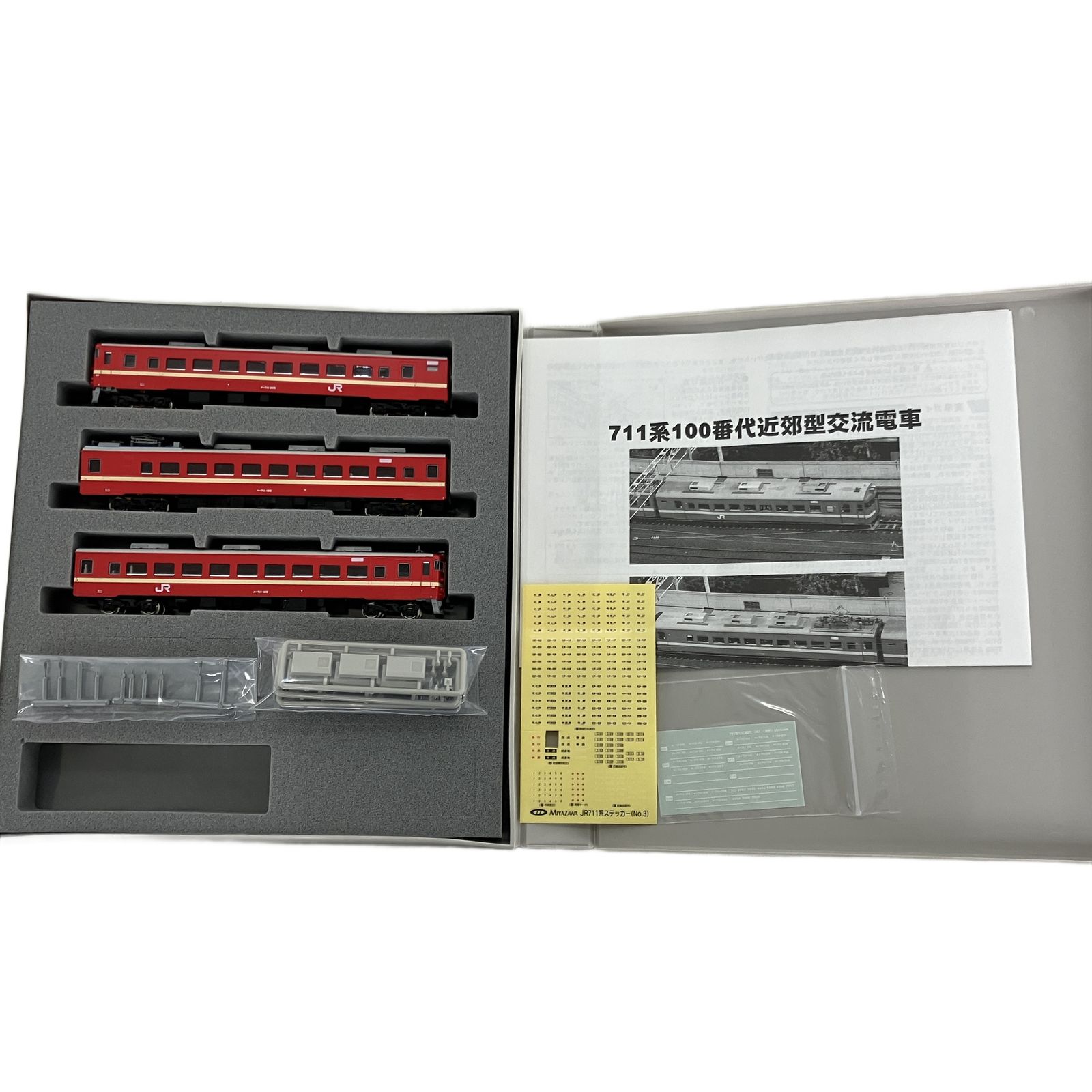 宮沢模型 JR 711系 100番代 冷房改造車 3輌 基本セット 鉄道模型 N