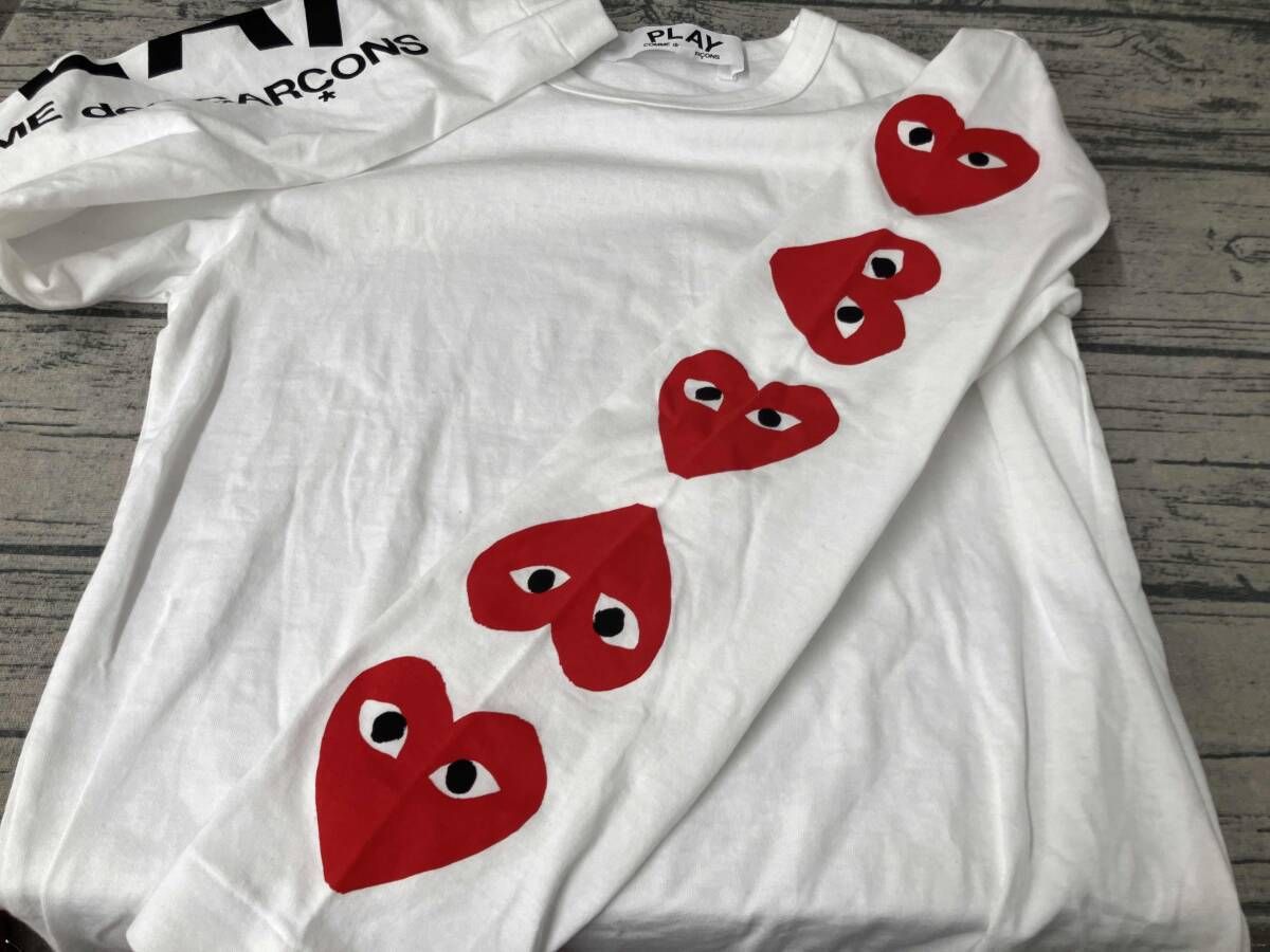 PLAY COMME des GARCONS コムデギャルソン 長袖Tシャツ AZ-T262