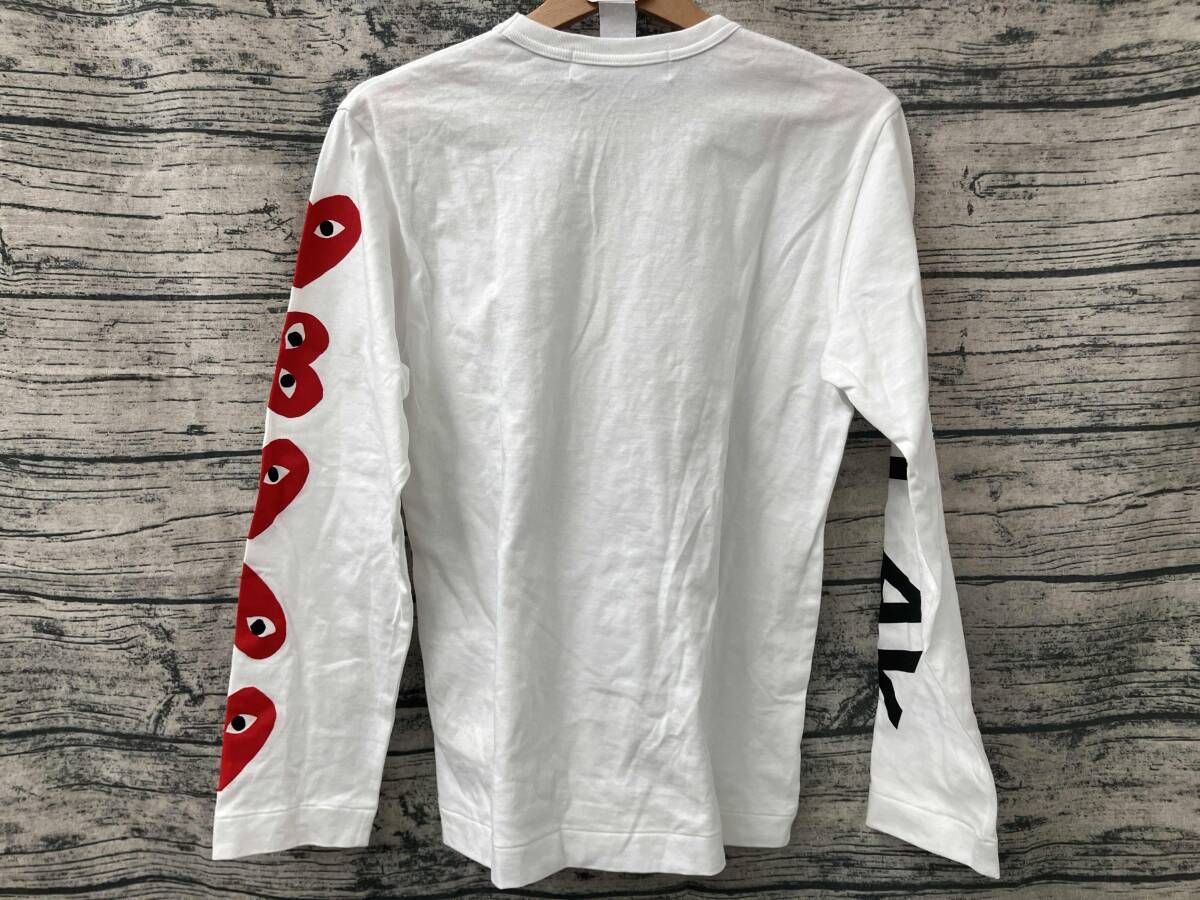 二枚セットXXL PLAY COMME DES GARÇONS 長袖Tシャツ PLAY COMME des GARCONS コムデギャルソン 長袖Tシャツ AZ-T262